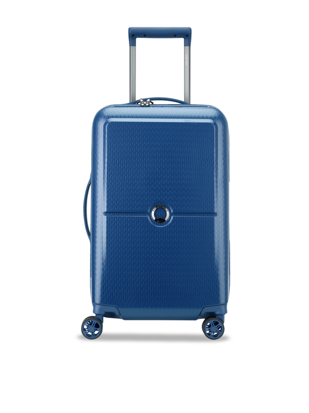 

DELSEY Turenne 360 Degree Rotation Hard-Sided Medium-Sized Trolley Bag 97L, Blue