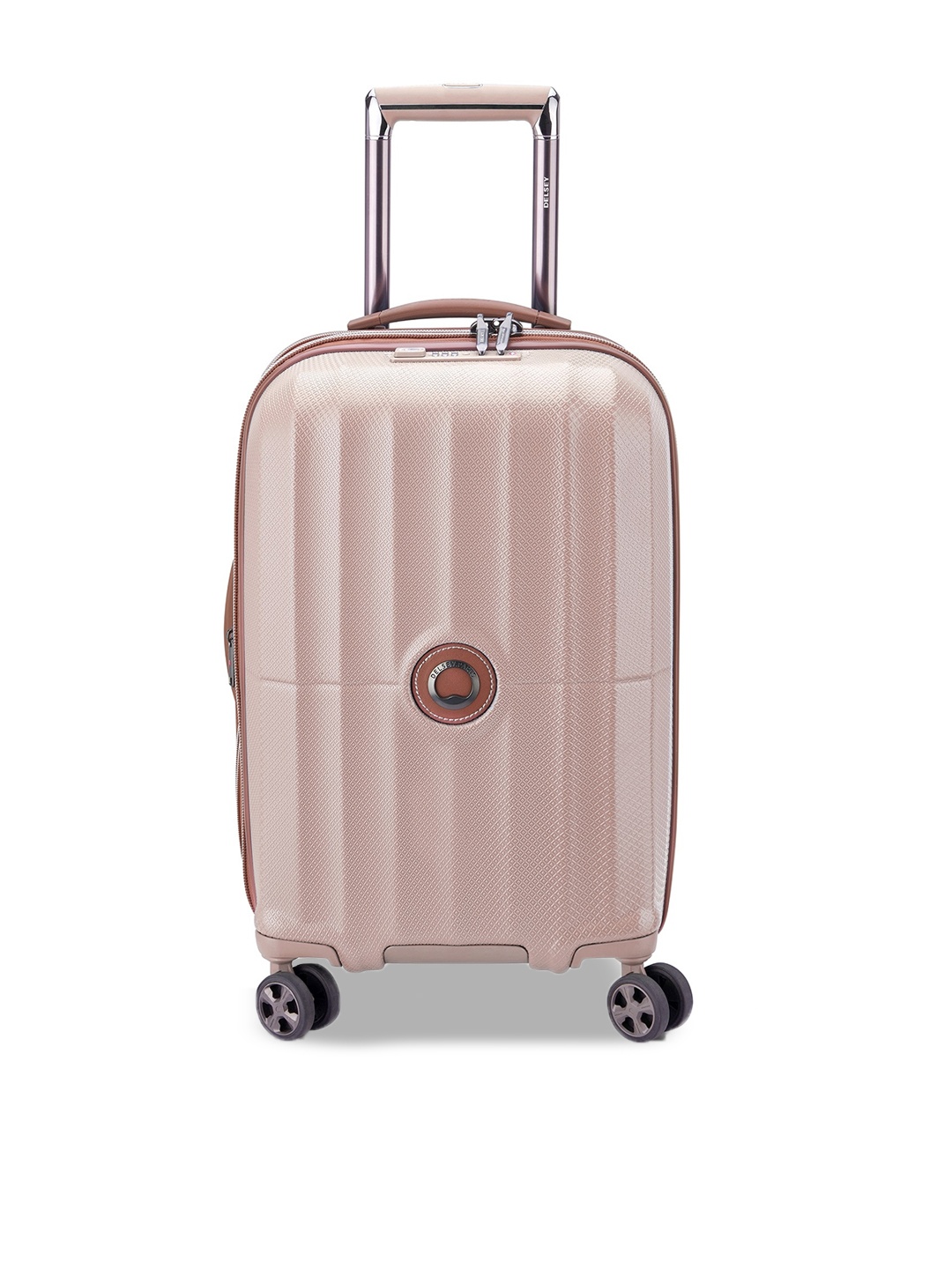 

DELSEY ST TROPEZ Small Hardside Cabin Trolley Bag, Pink