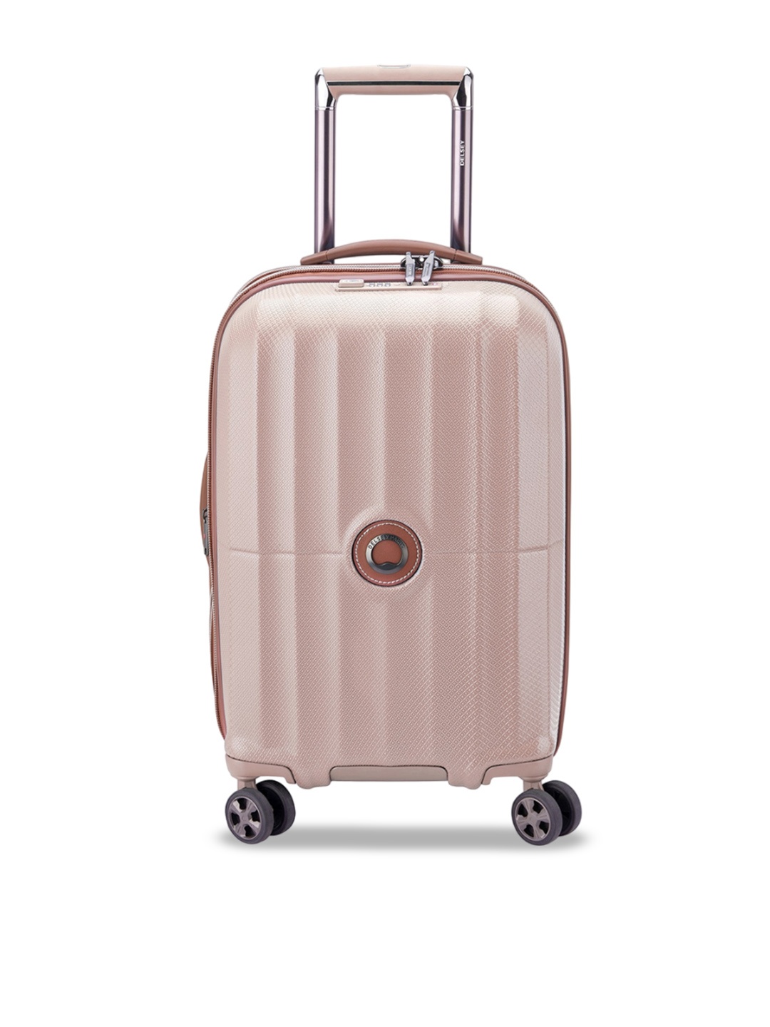 

DELSEY ST TROPEZ Medium Hardside Trolley Luggage 85L, Pink