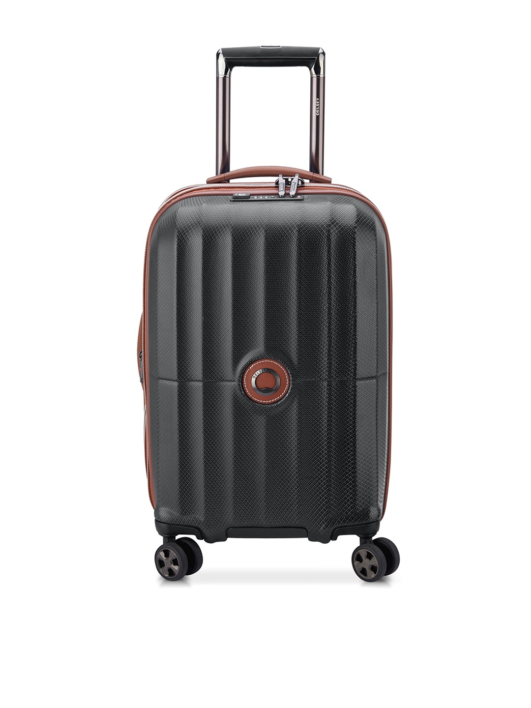 

DELSEY ST TROPEZ Large Hard Luggage Trolley 119L, Black