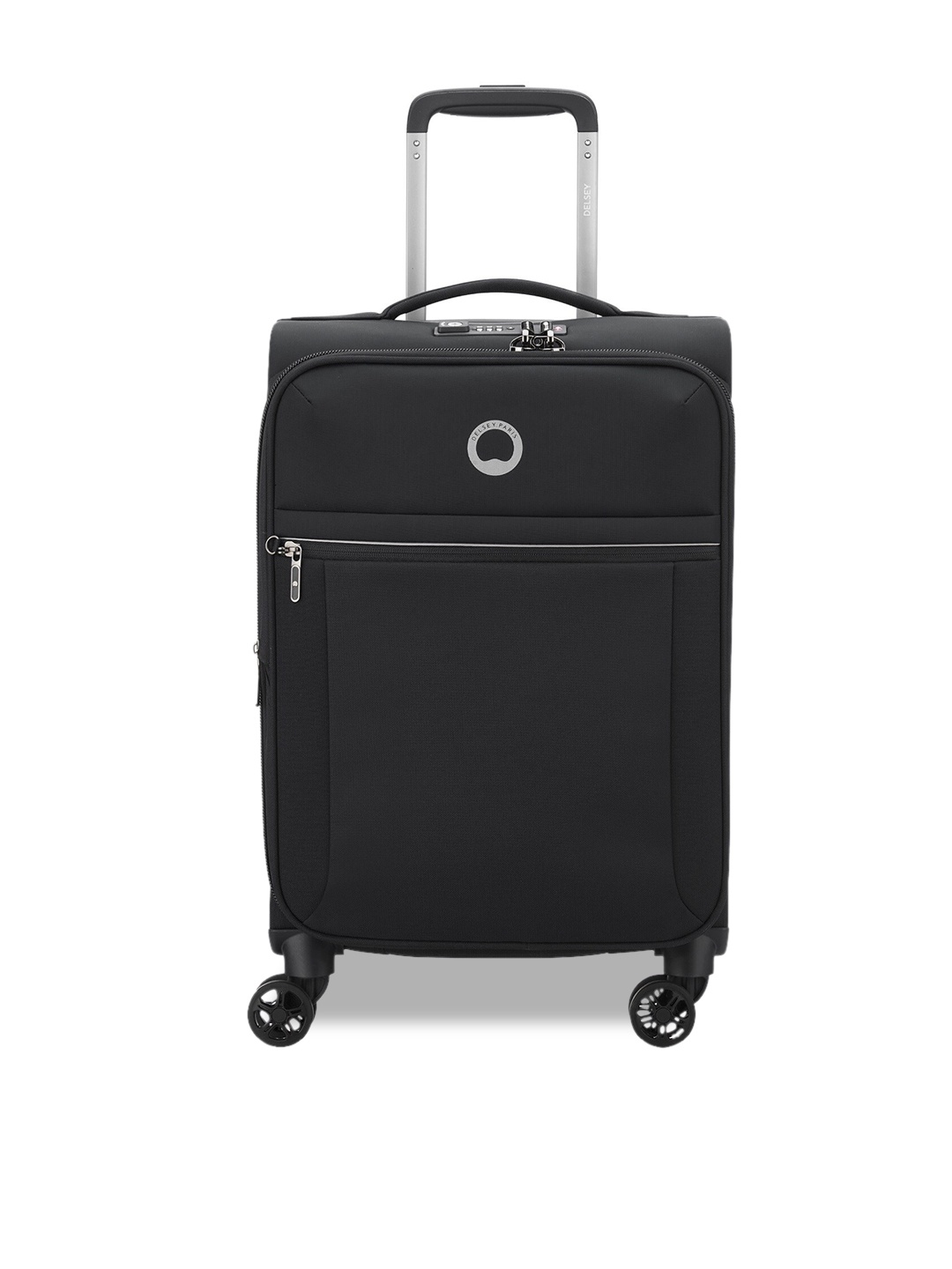 

DELSEY Brochant 2.0 Softside Cabin Trolley Suitcase, Black