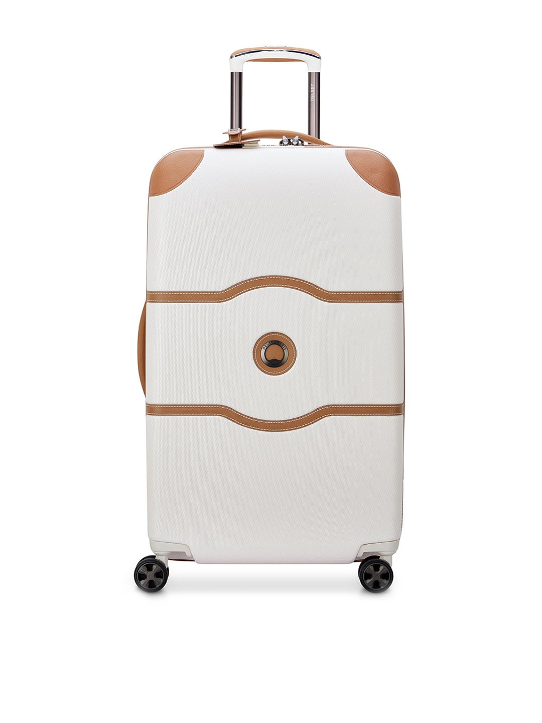

DELSEY Angora CHATELET AIR 2.0 Hard Cabin Trolley Suitcase, White