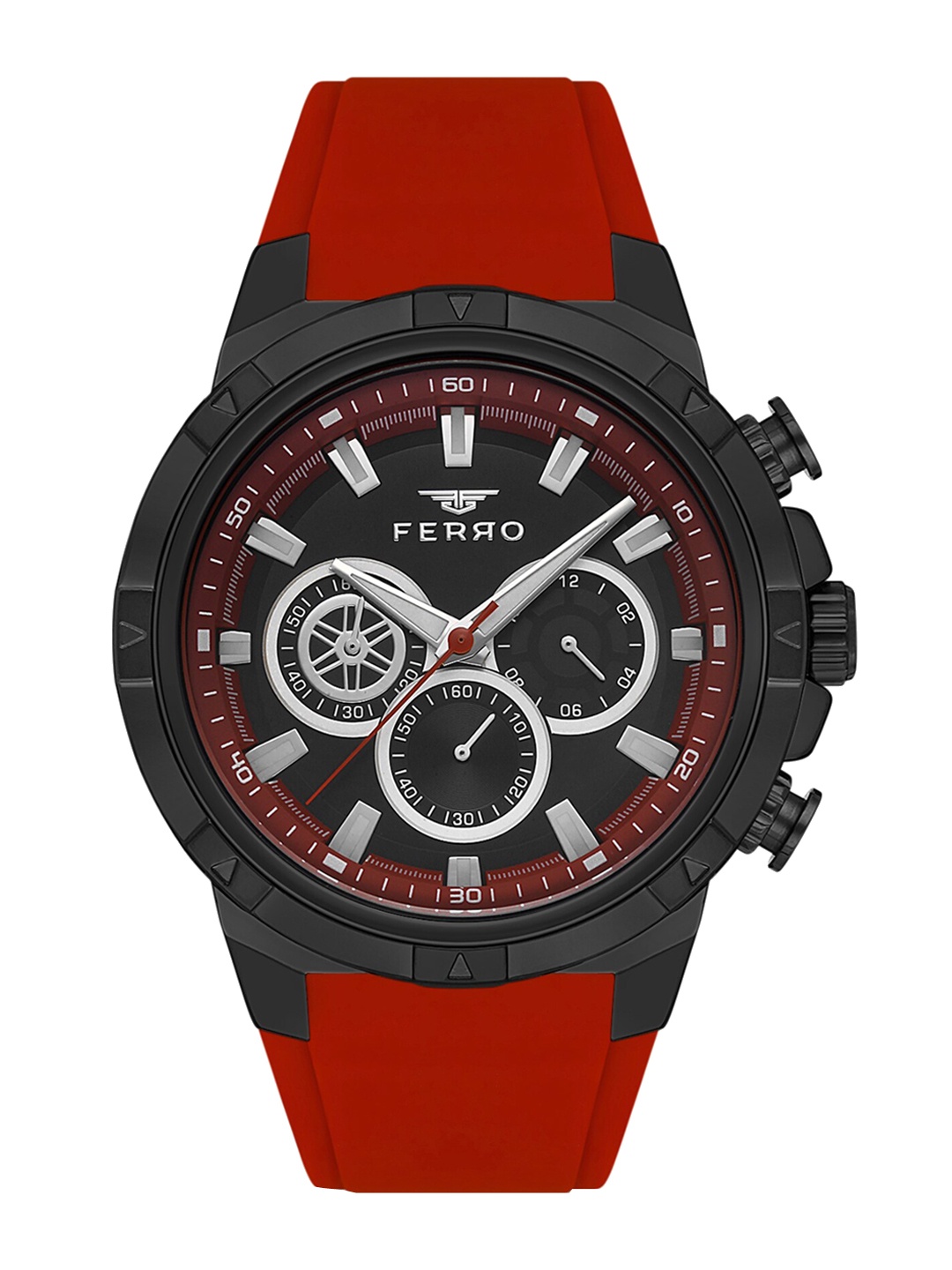 

Ferro Men Analogue Chronograph Watch FM11350D-ZK, Black