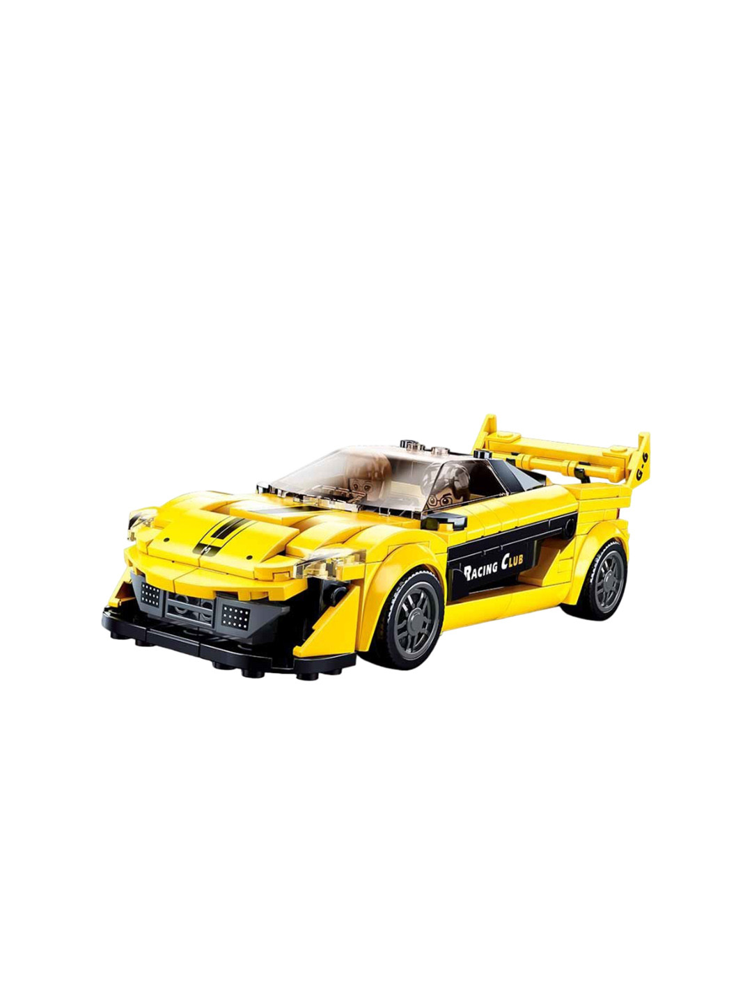

Sluban Model Bricks Racing Car Building Blocks Kit, Yellow