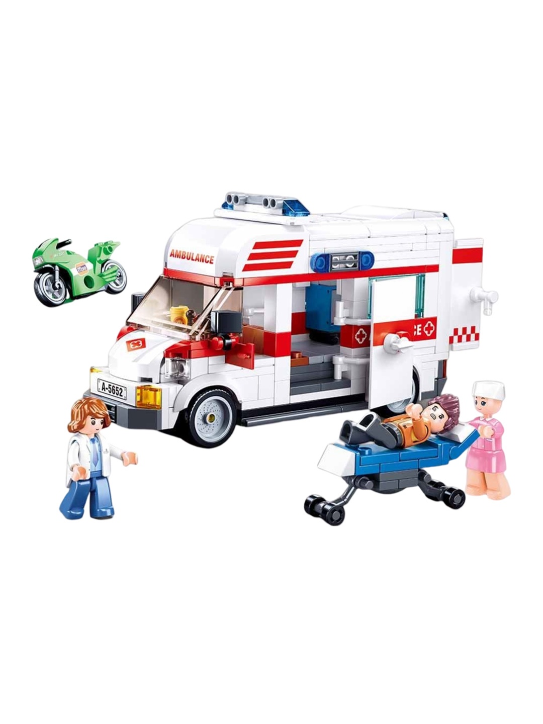 

Sluban Unisex Kids 328 Pieces Ambulance Large Building Blocks Construction Toy, Multi