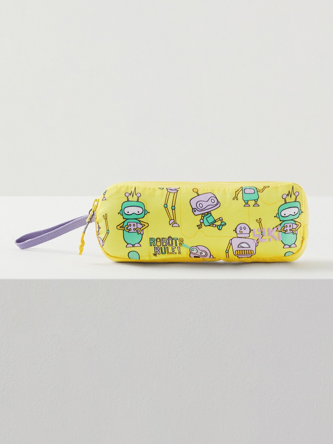 

Wildcraft Printed Pencil Pouch, Yellow