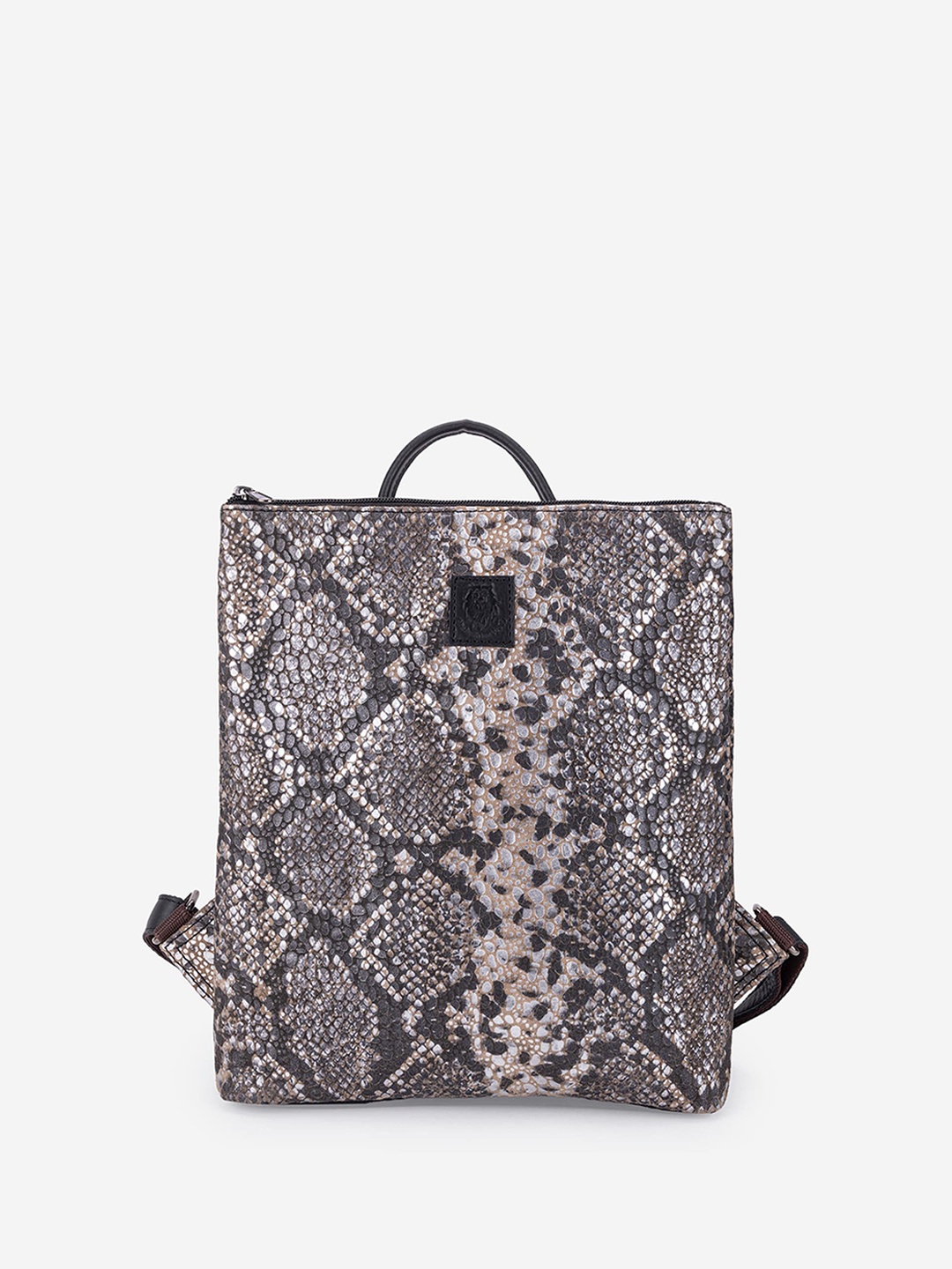 

Abelardo De Moda Textured Leather Backpack, Black