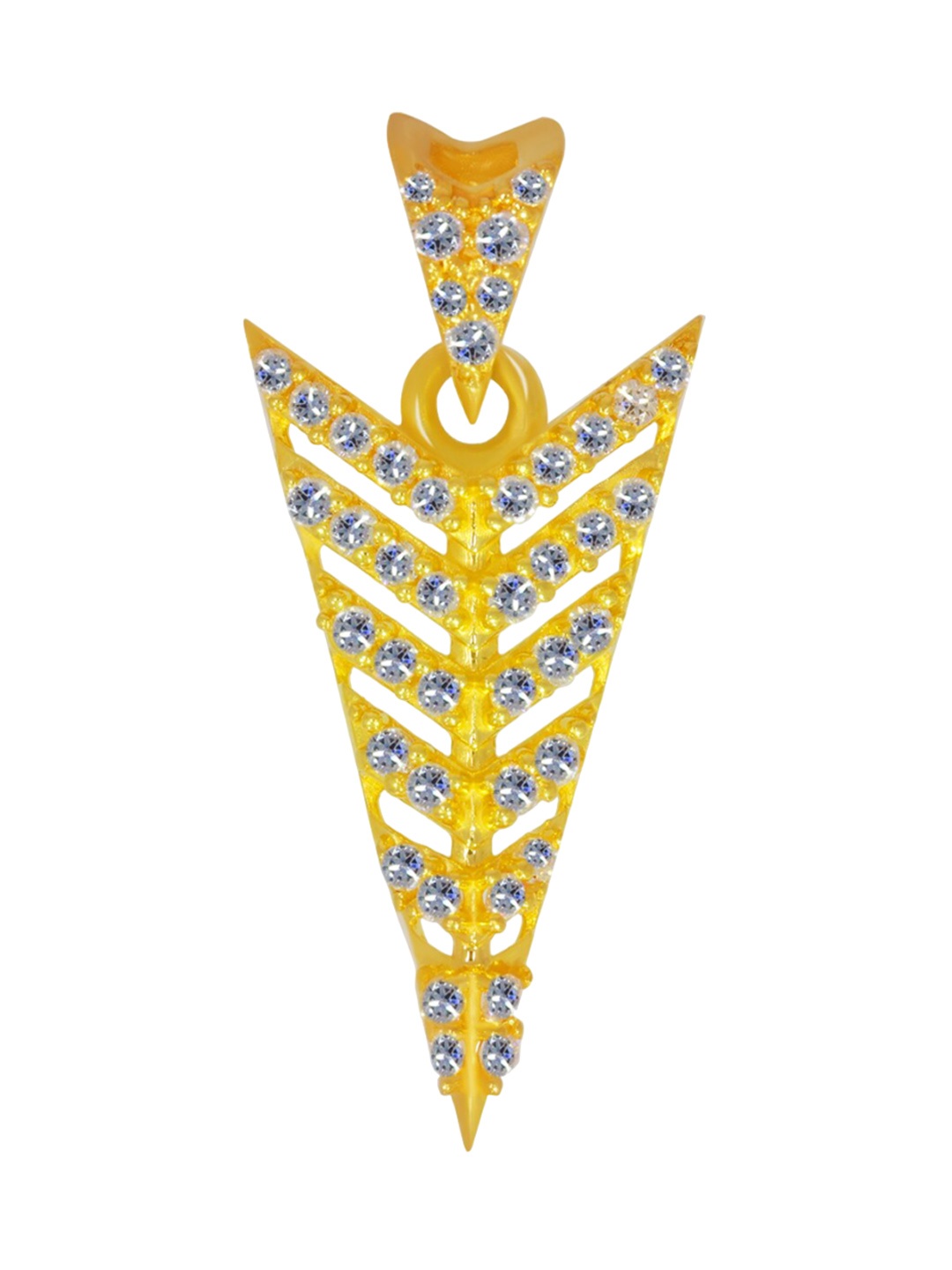 

BHIMA BIS Hallmark 22KT Gold Arrow-Shape Pendant-2.54gm