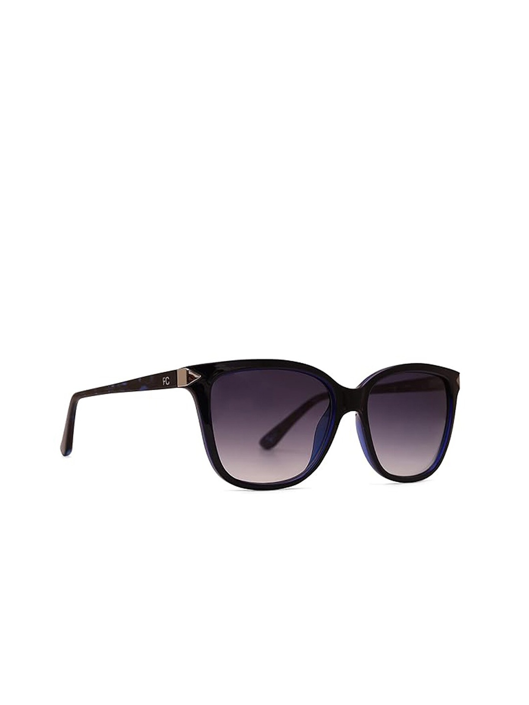 

French Connection Women Square Sunglasses with UV Protected Lens FC 7595 C1 S, Grey