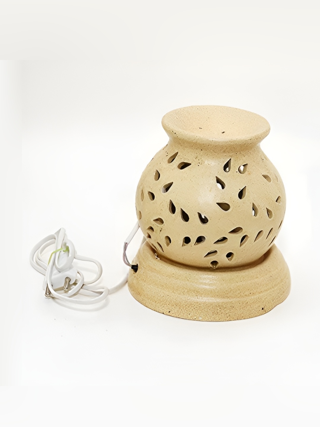 

Crazy Sutra Ceramic Matki Shape Electric Diffuser Aroma Oil Burner, Yellow