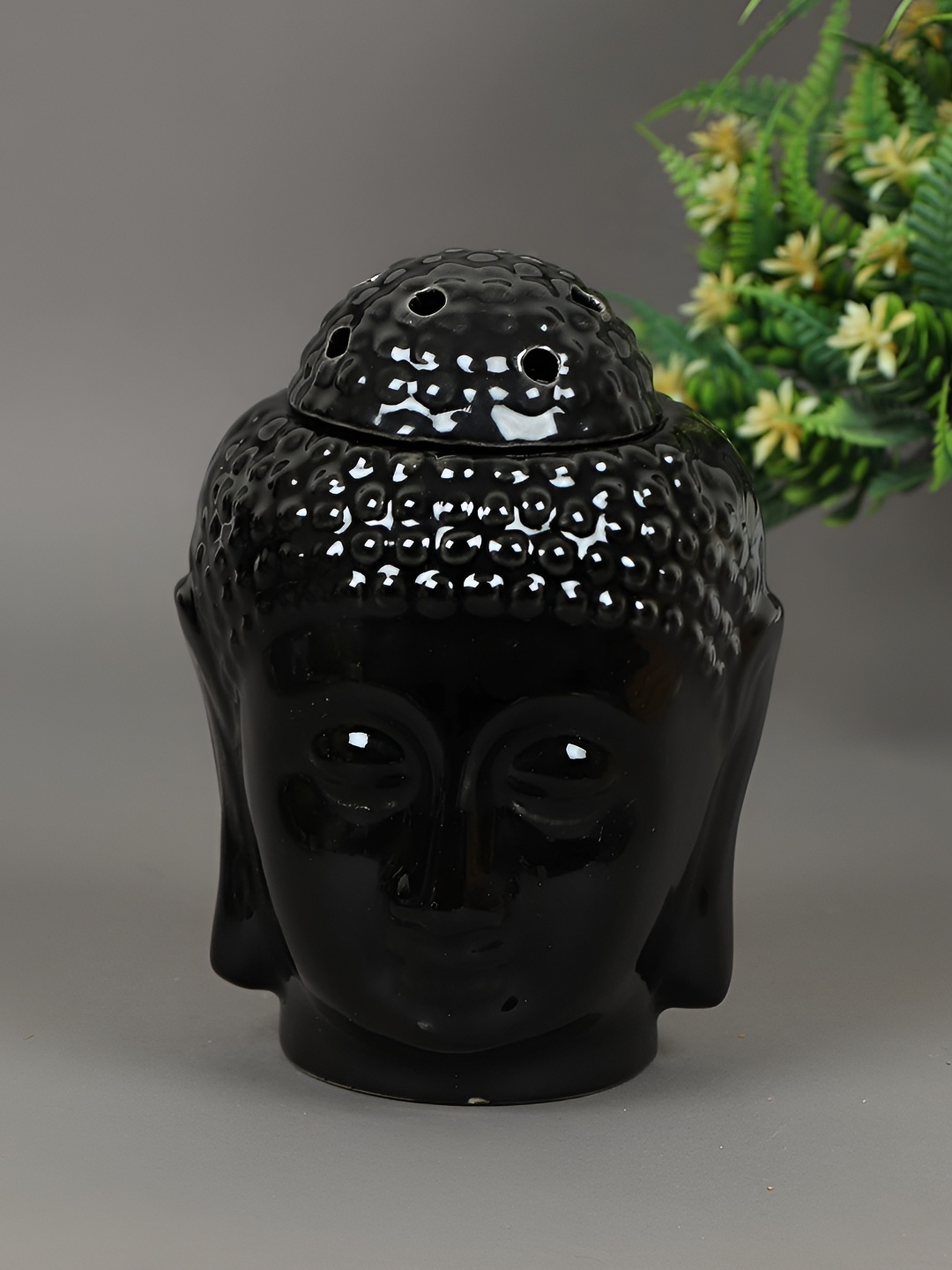 

Crazy Sutra Ceramic Diffuser Yoga Meditation Aroma Oil Burner, Black