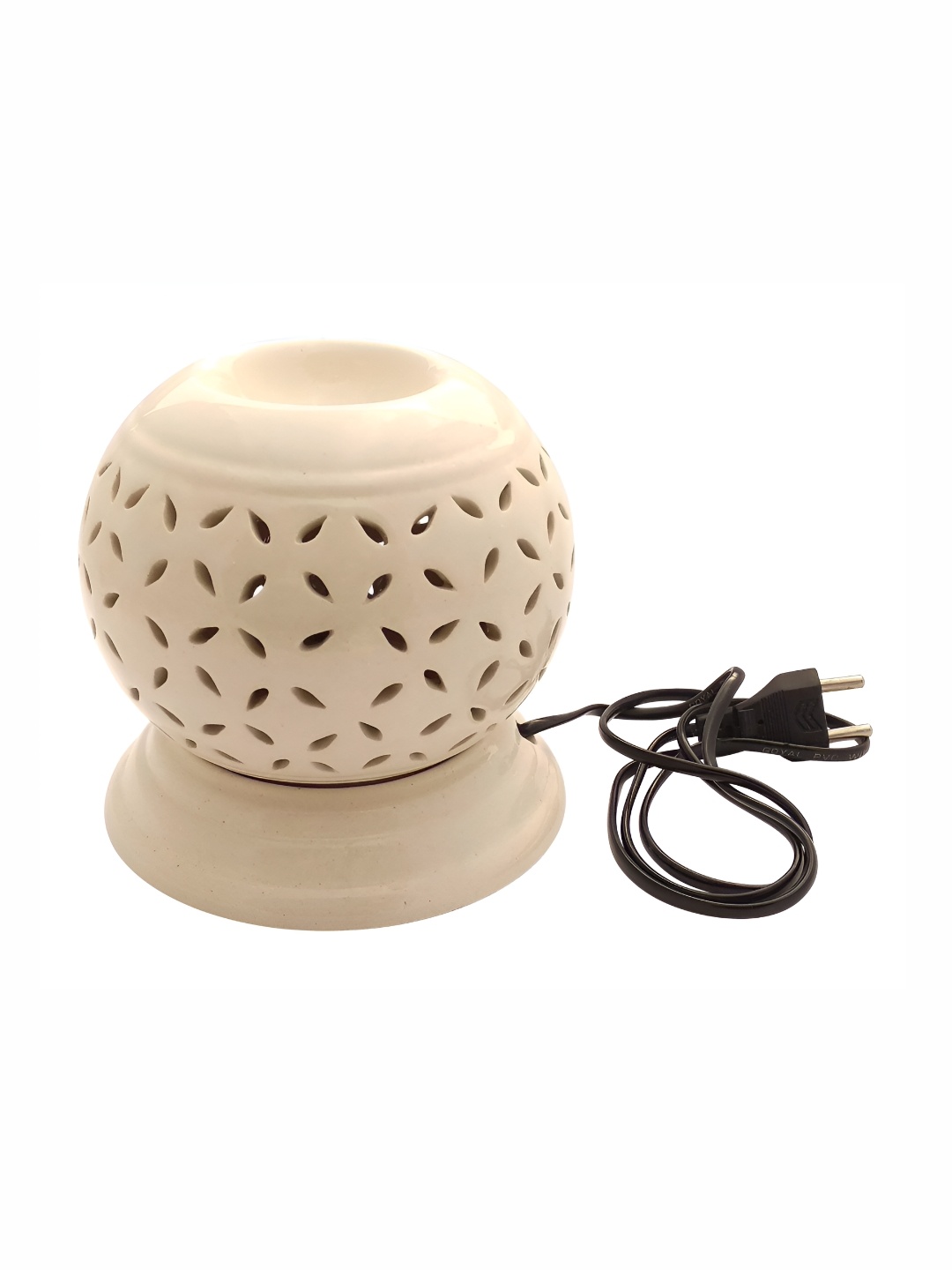 

Crazy Sutra Off White Round Shape Ceramic Electric Aroma Oil Diffuser