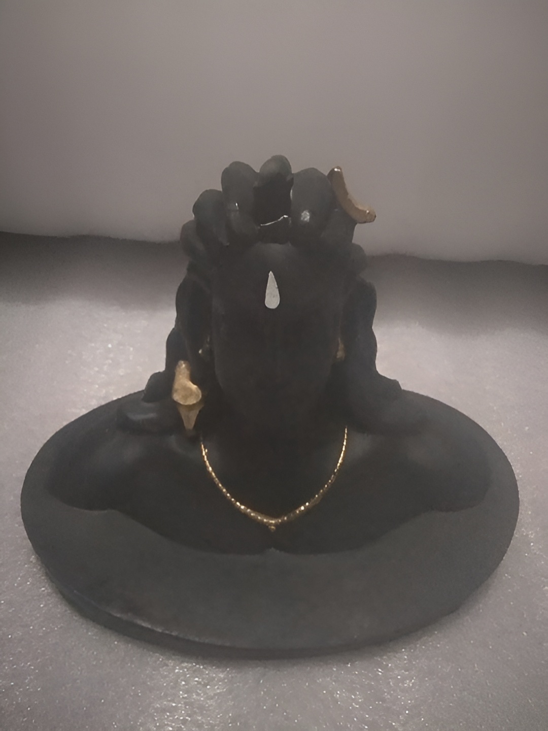 

Navyaksh Black Brass Adhi Yogi Showpiece