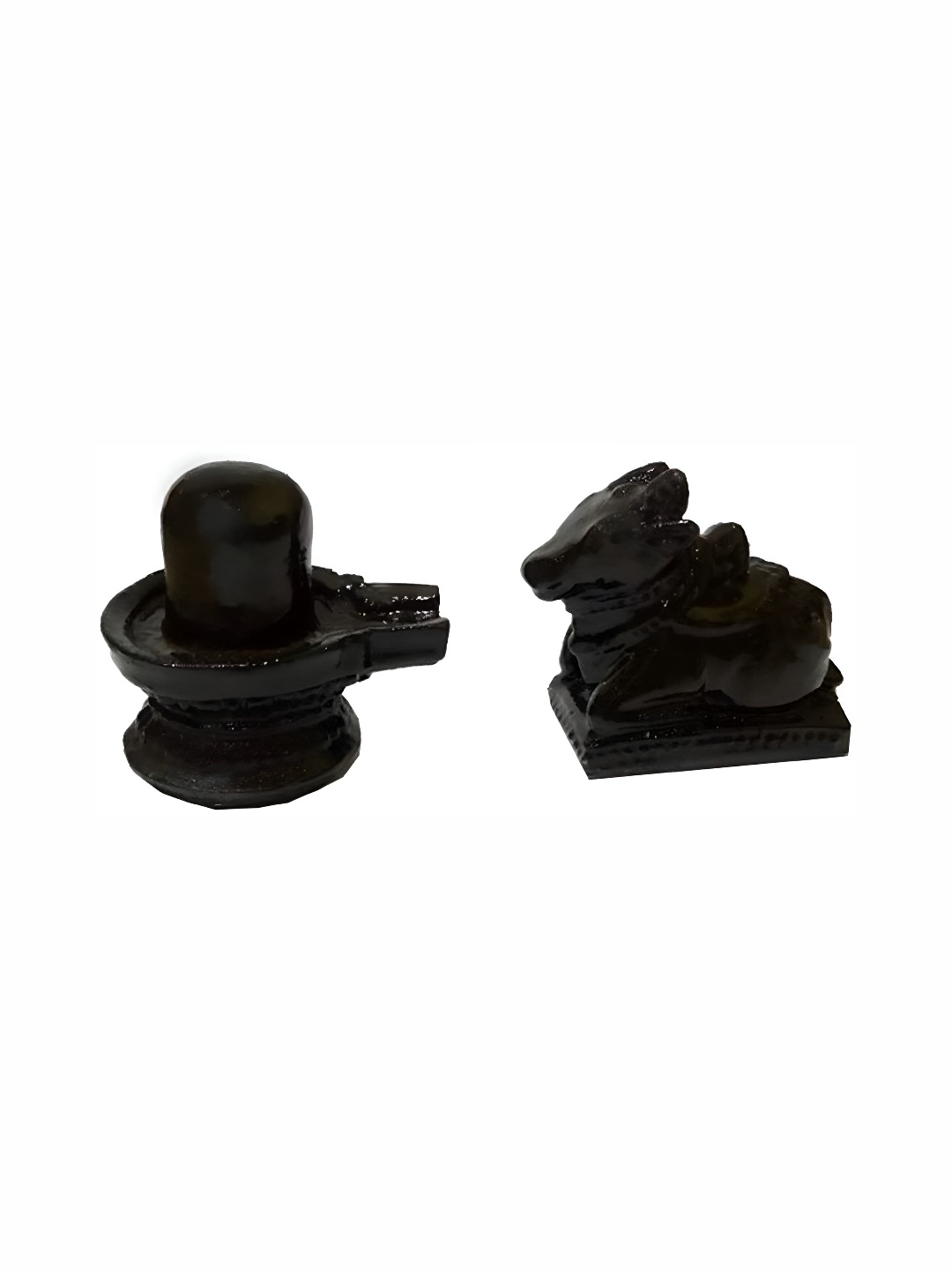 

Navyaksh Black Shiva Lingam & Nandi Showpiece