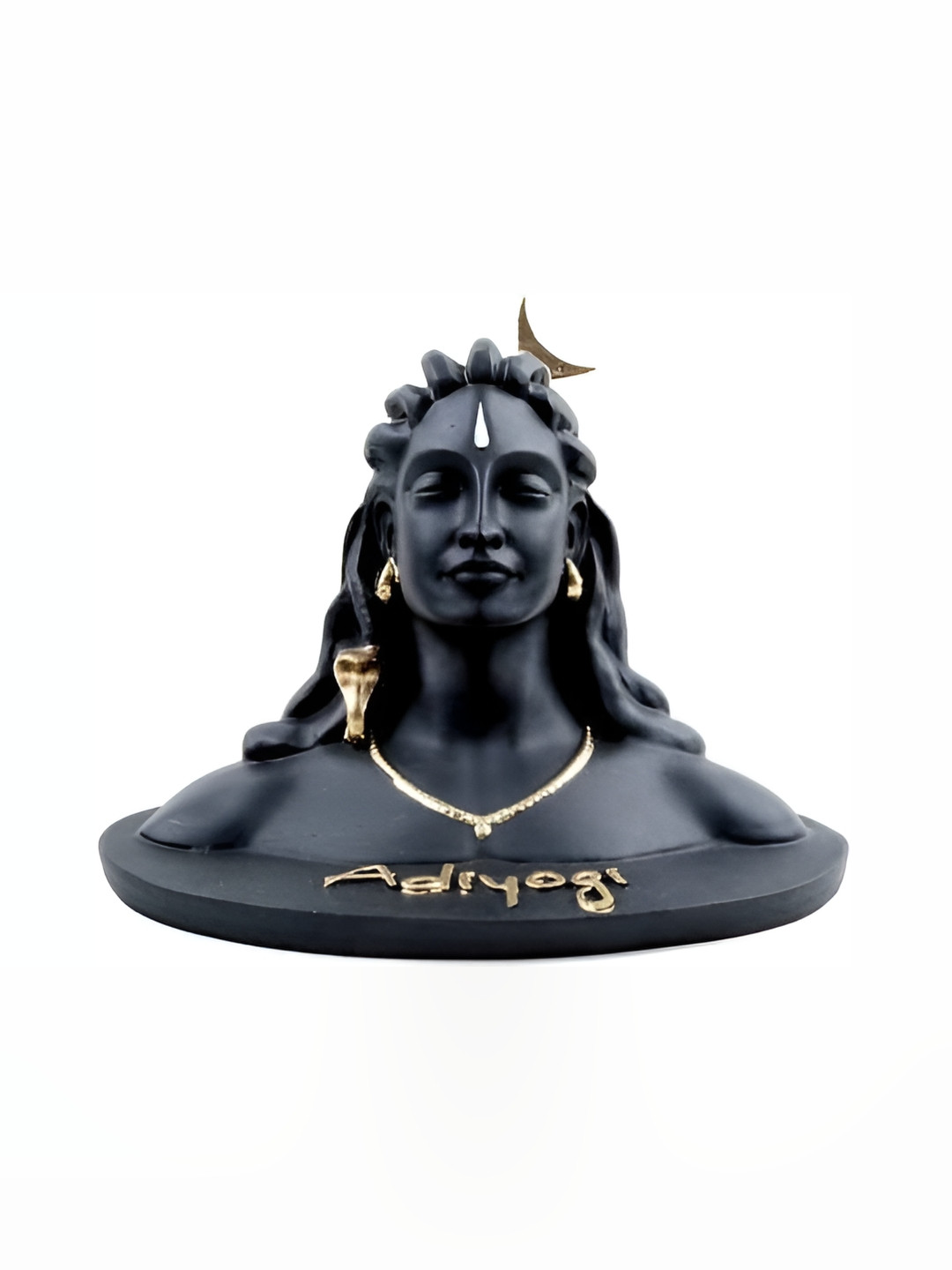 

Navyaksh Black & Gold Toned Religious Idol Showpiece