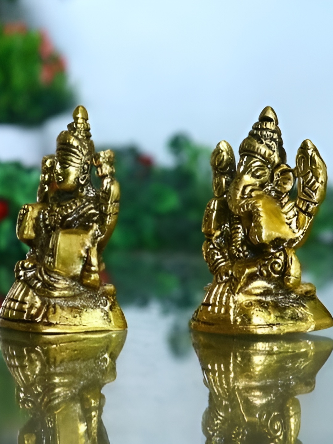 

Navyaksh Gold Toned Religious Idol Showpiece