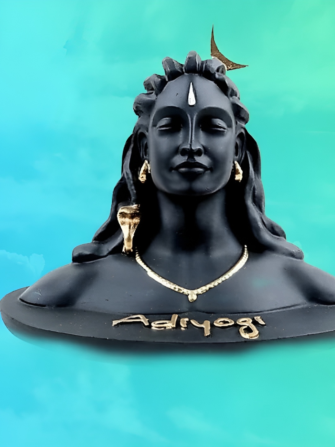 

Navyaksh Black Religious Idol Showpiece