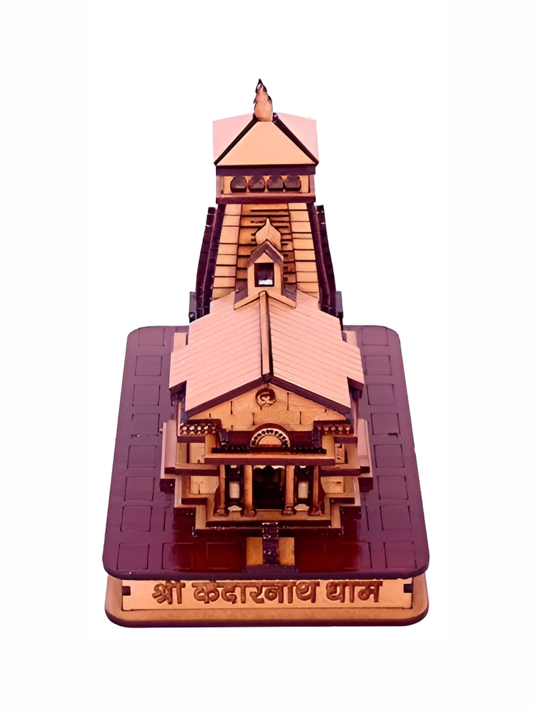 

Navyaksh Brown Wooden Kedarnath Showpiece