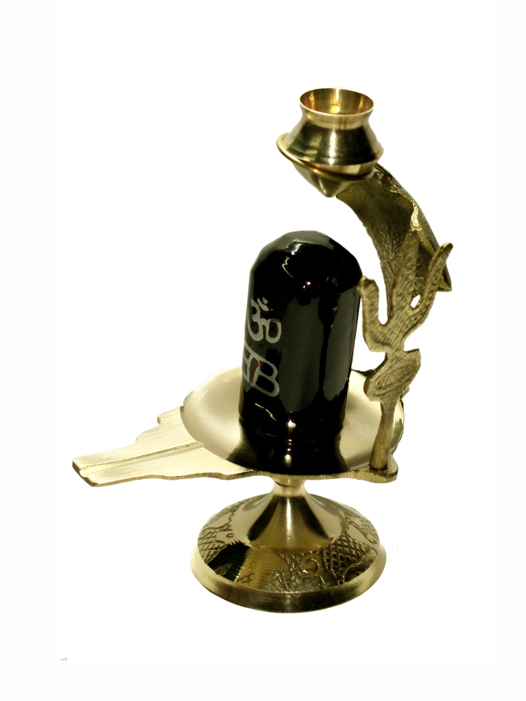 

Navyaksh Gold Toned Religious Brass Showpiece