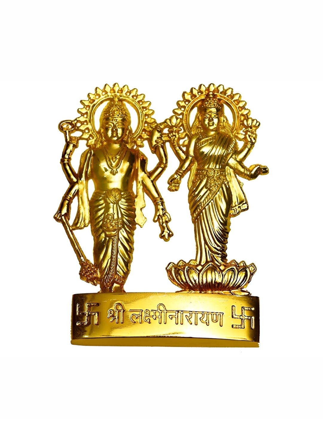 

Navyaksh Gold-Toned Brass Religious Showpiece