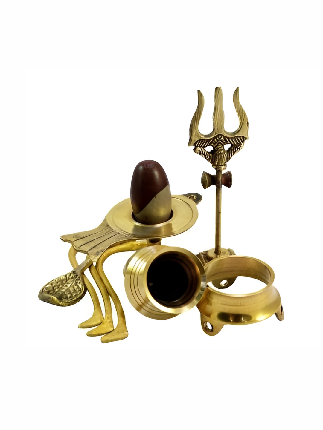 

Navyaksh Gold-Toned Religious Small Showpiece