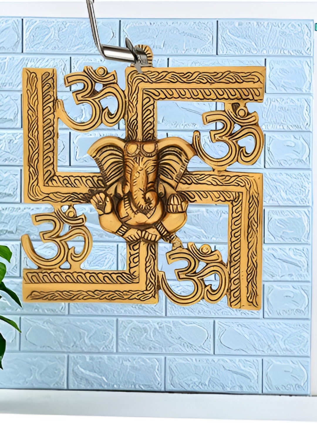 

Navyaksh Gold-Toned Religious Idol Showpiece