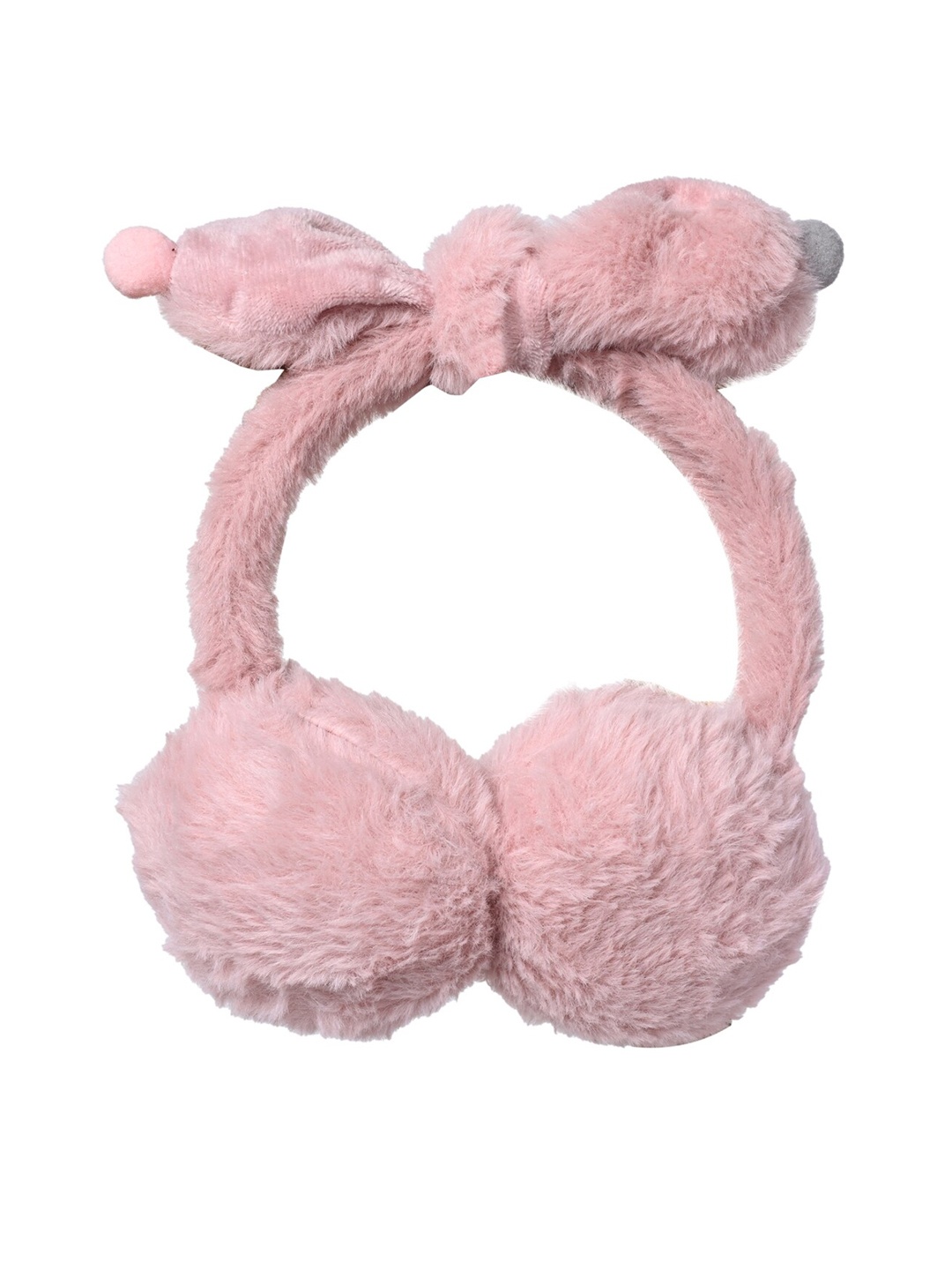 

KID-O-WORLD Girls Knotted Earmuff, Peach