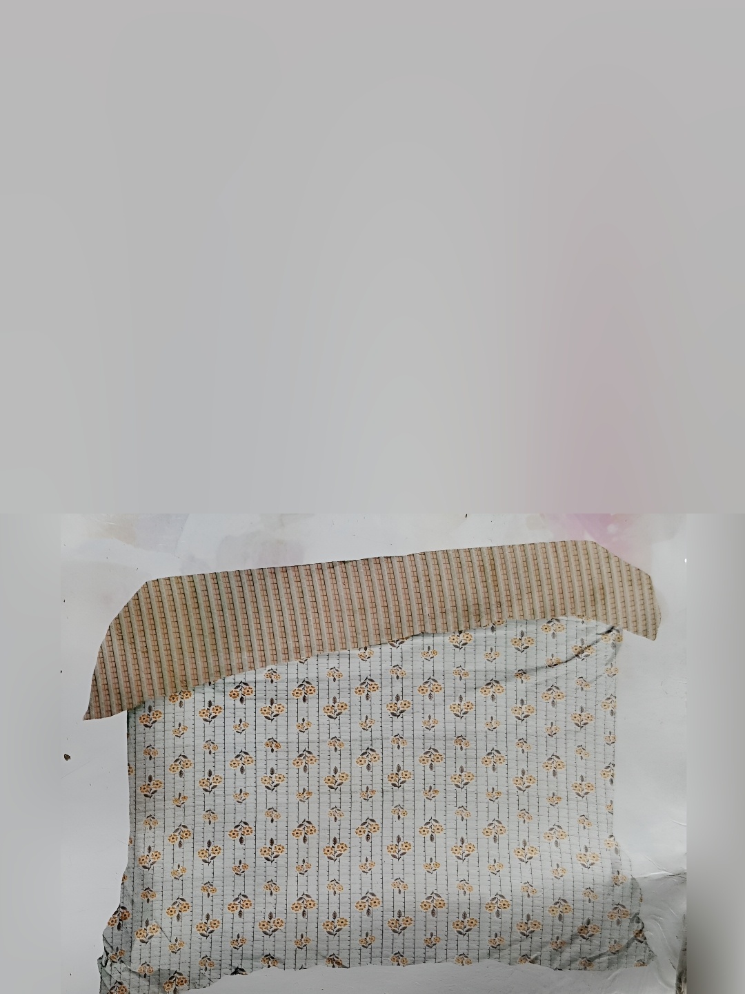 

Signature Grey & Beige Floral Mild Winter Cotton 210 GSM Double Bed Dohar