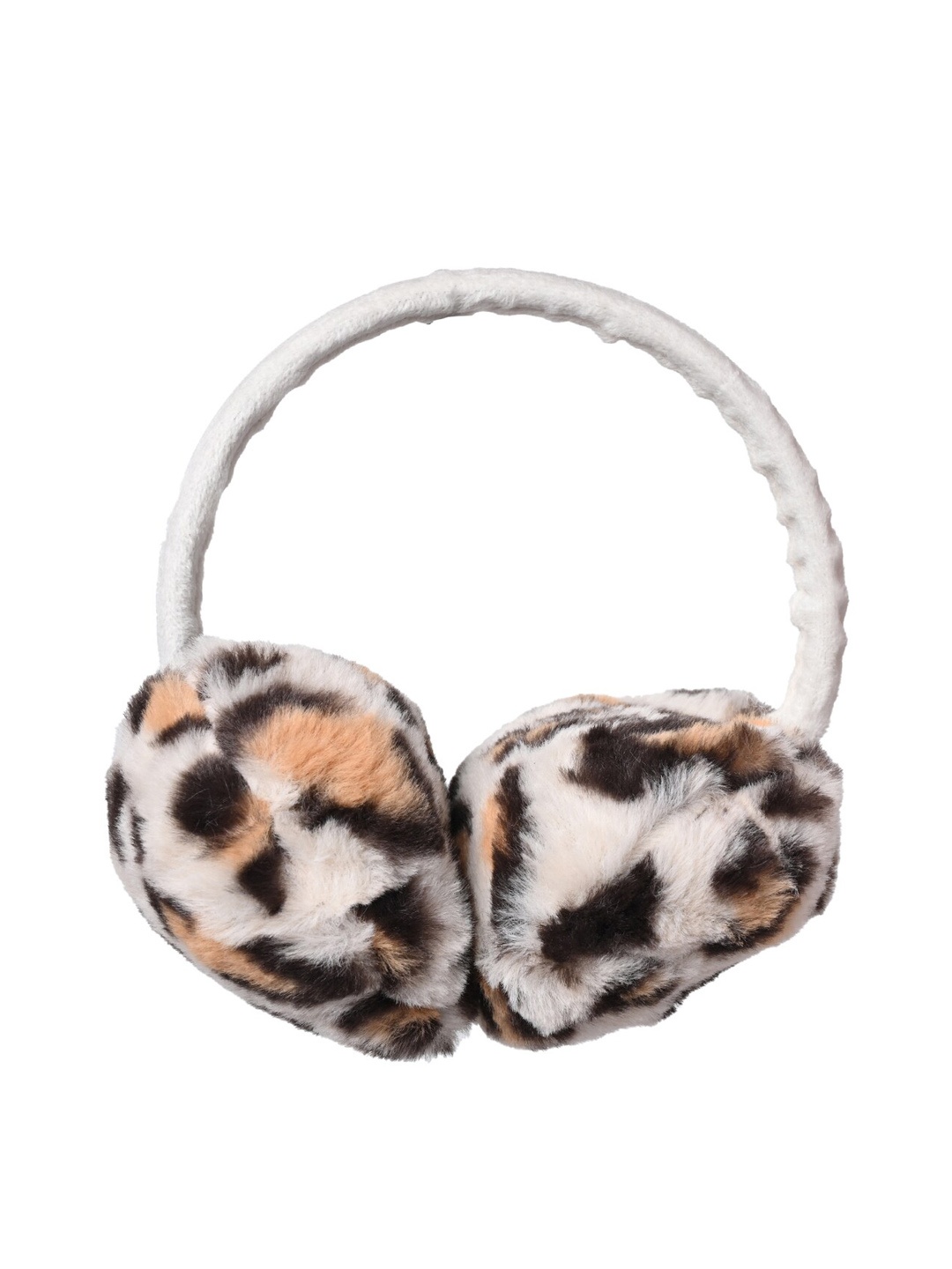 

KID-O-WORLD Kids Animal Printed Fur Earmuffs, White