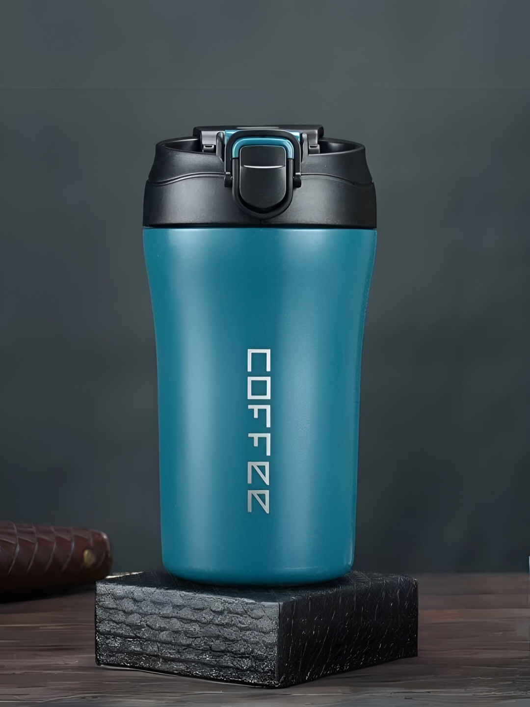 

UniKart Green and Black Solid Stainless Steel 400ml