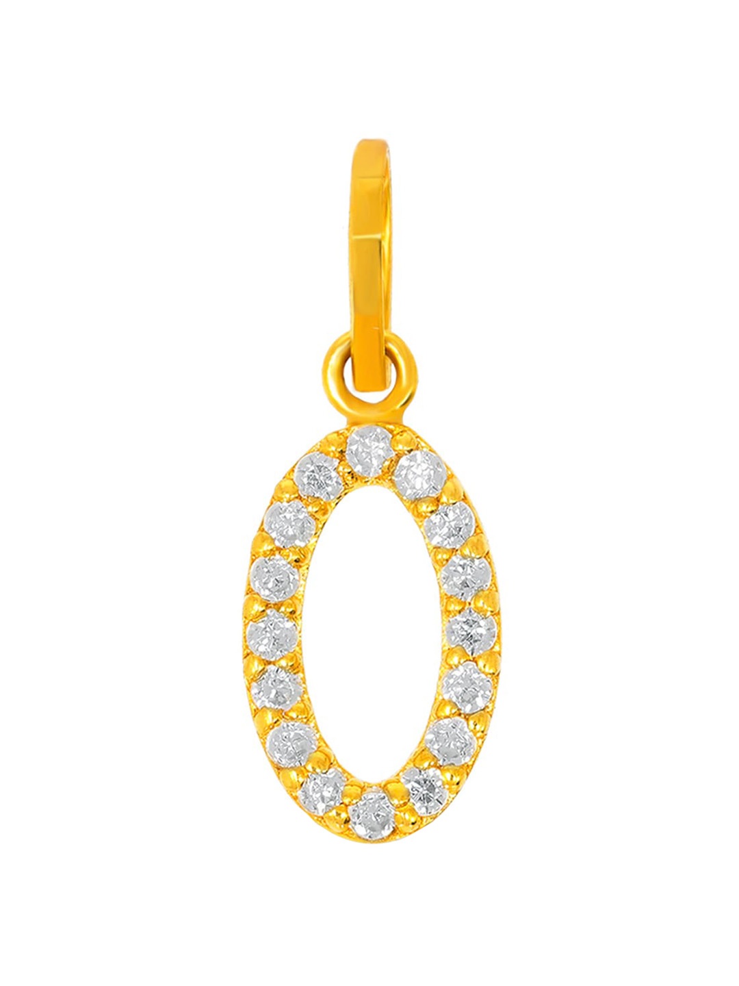 

BHIMA 22K Hallmark 916 Purity Yellow Gold Oval Stone Pendant
