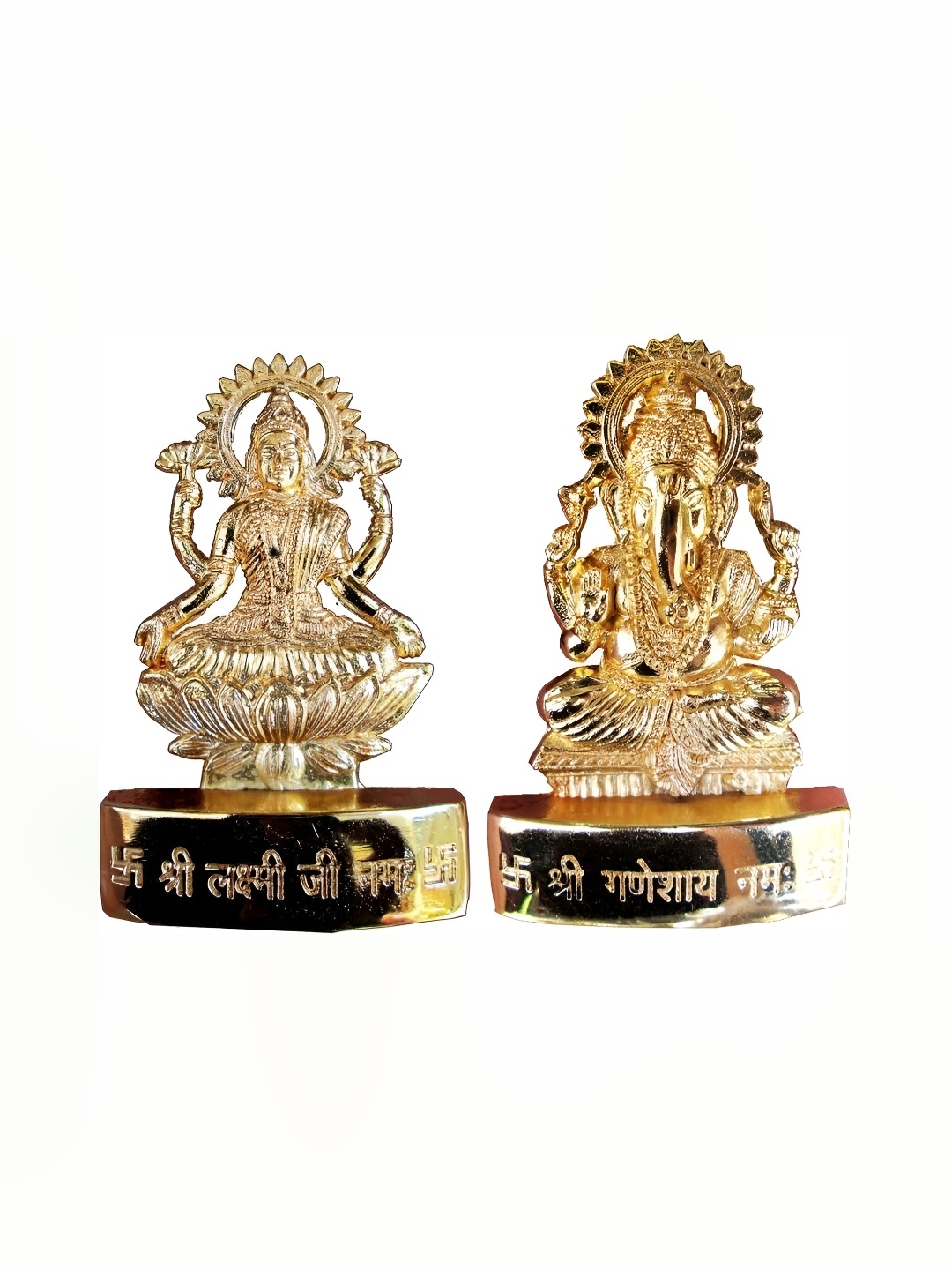 

Navyaksh Gold Toned 2 Pieces Religious Idol Showpieces