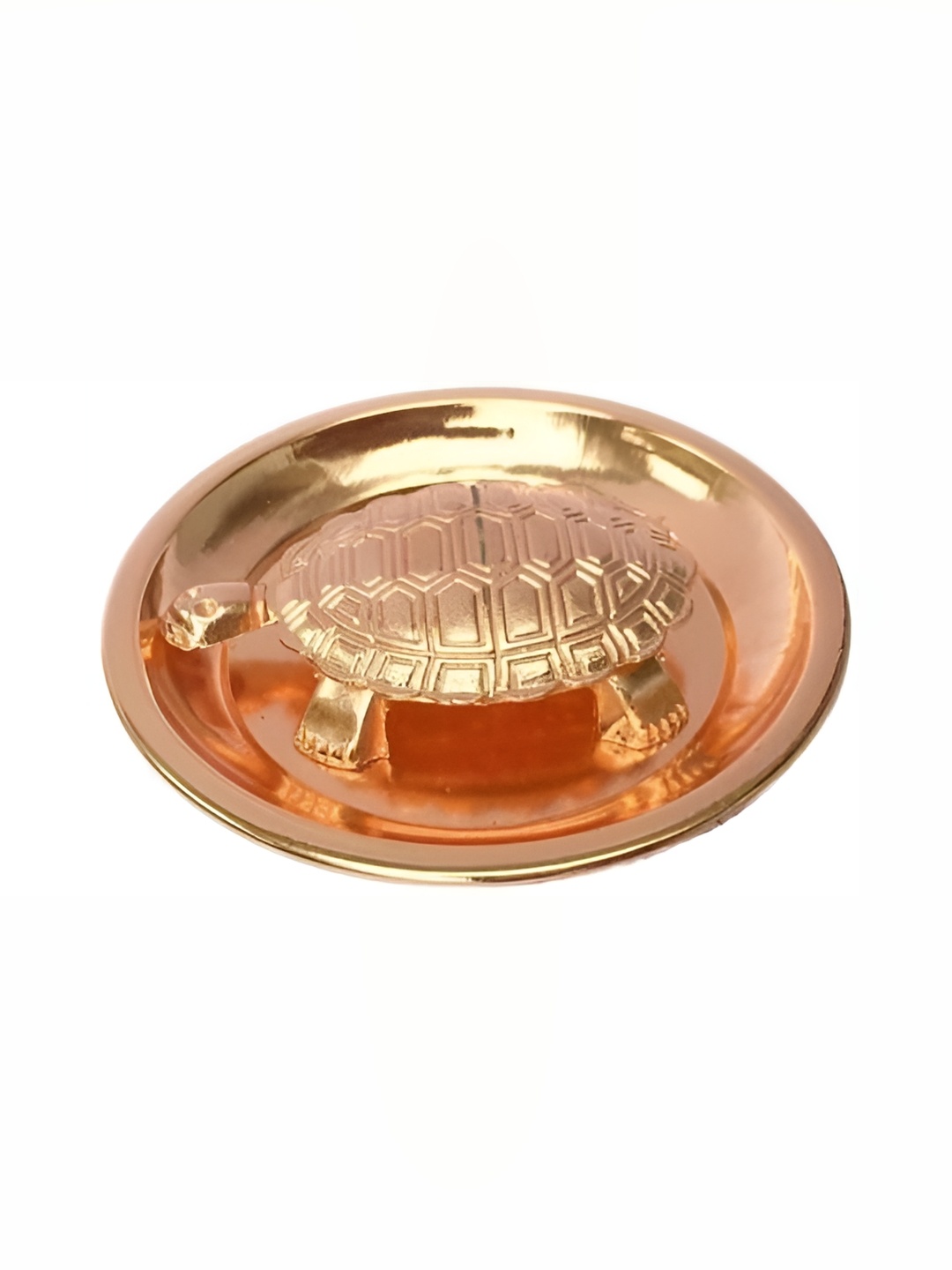 

Navyaksh Copper-Toned Tortoise Figurine Showpiece