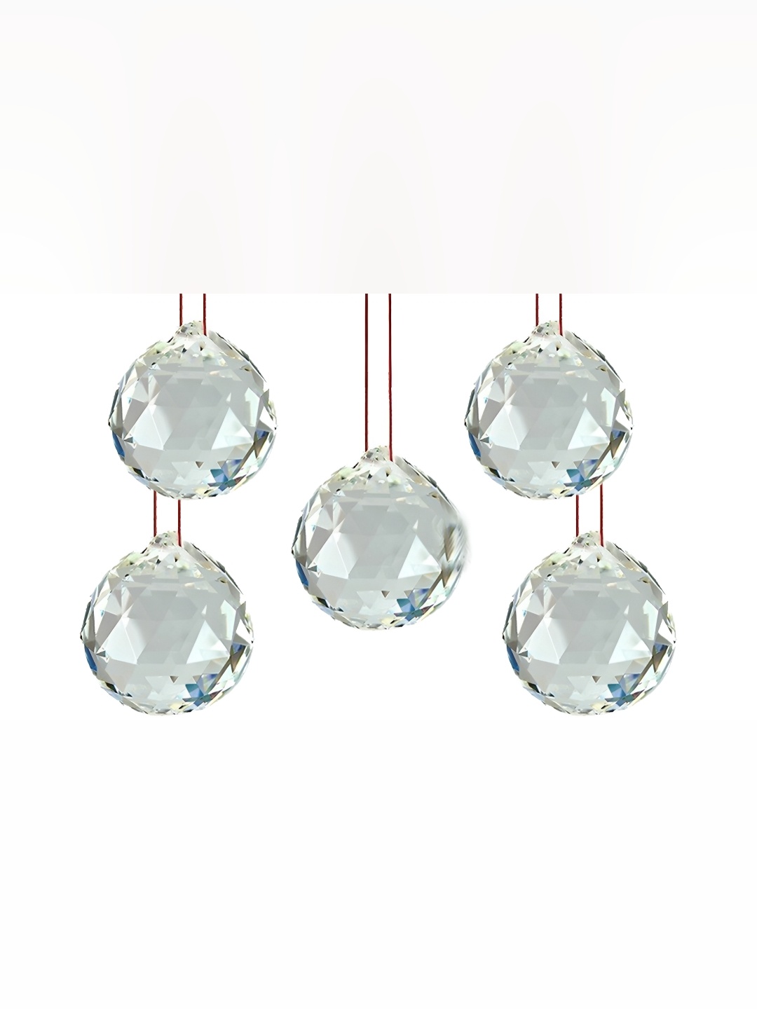 

Navyaksh White 5 Pieces Curio Showpiece