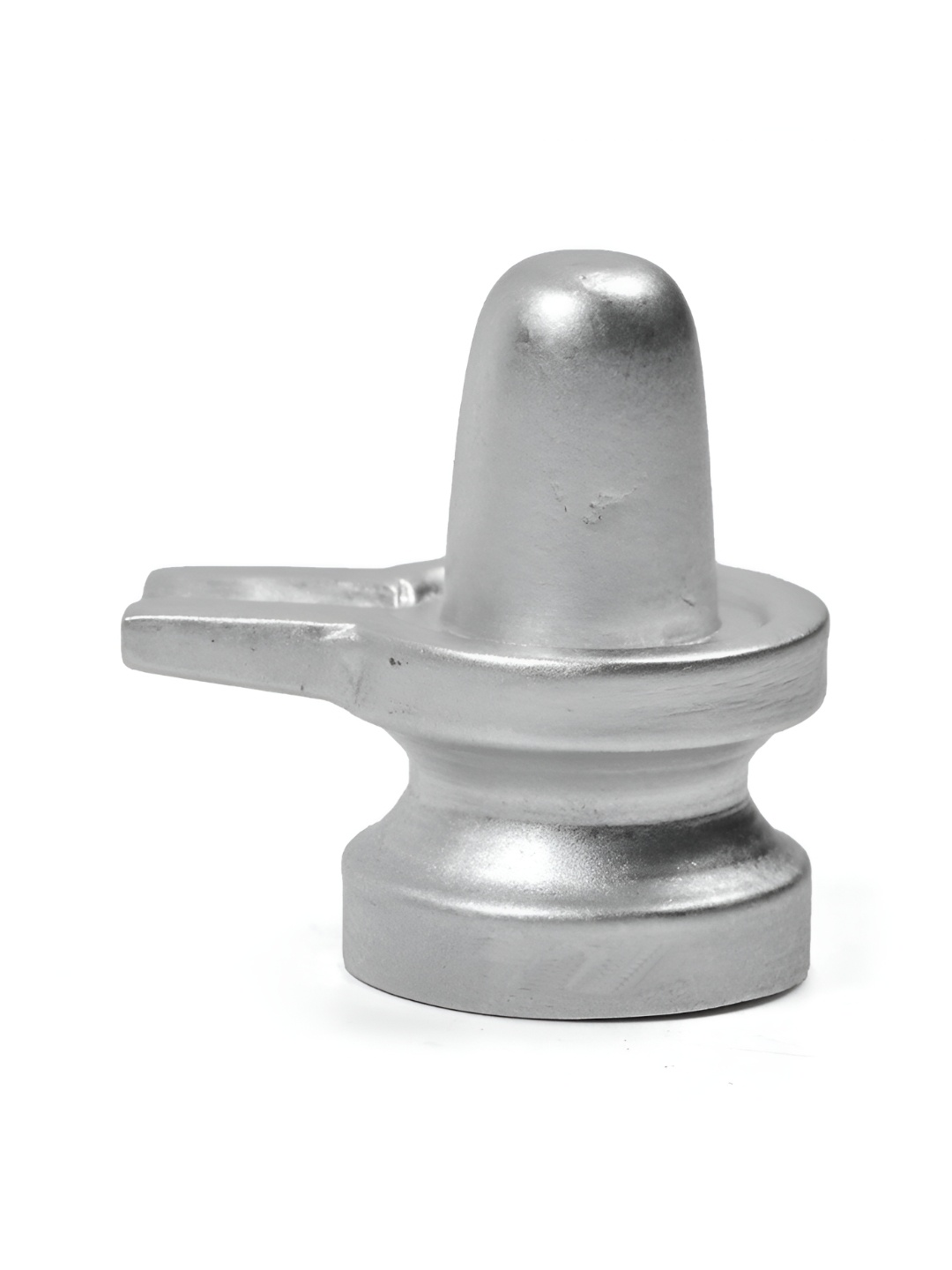 

Navyaksh Silver-Toned Metal Shivling Showpiece