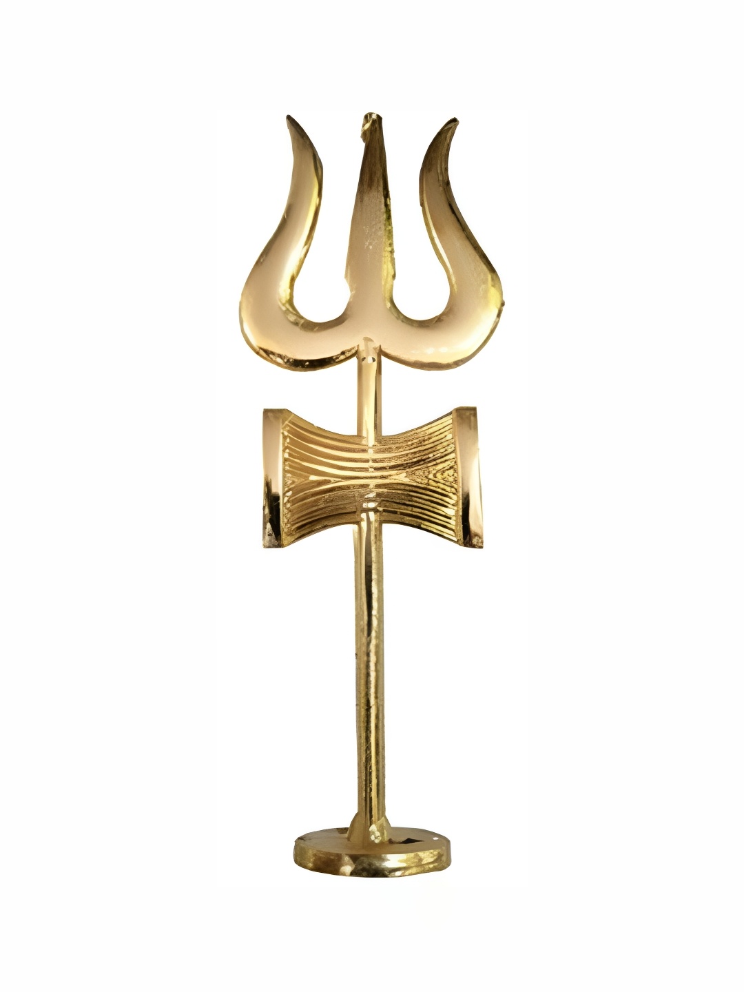 

Navyaksh Yellow Religious Small Trishul Showpiece