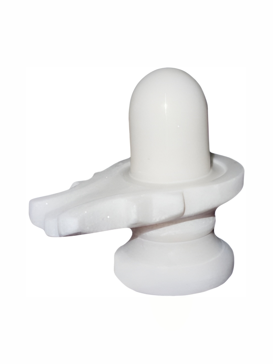 

Navyaksh White Marble Shiv Ling Showpiece