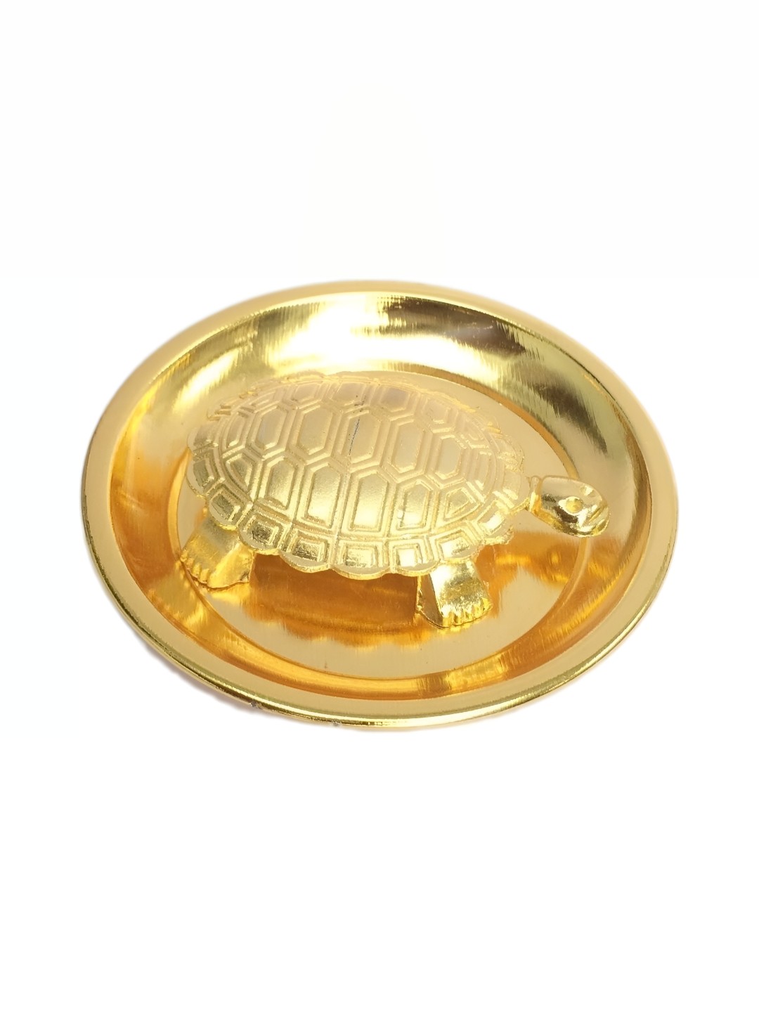 

Navyaksh Gold-Toned Metal Turtle Showpiece