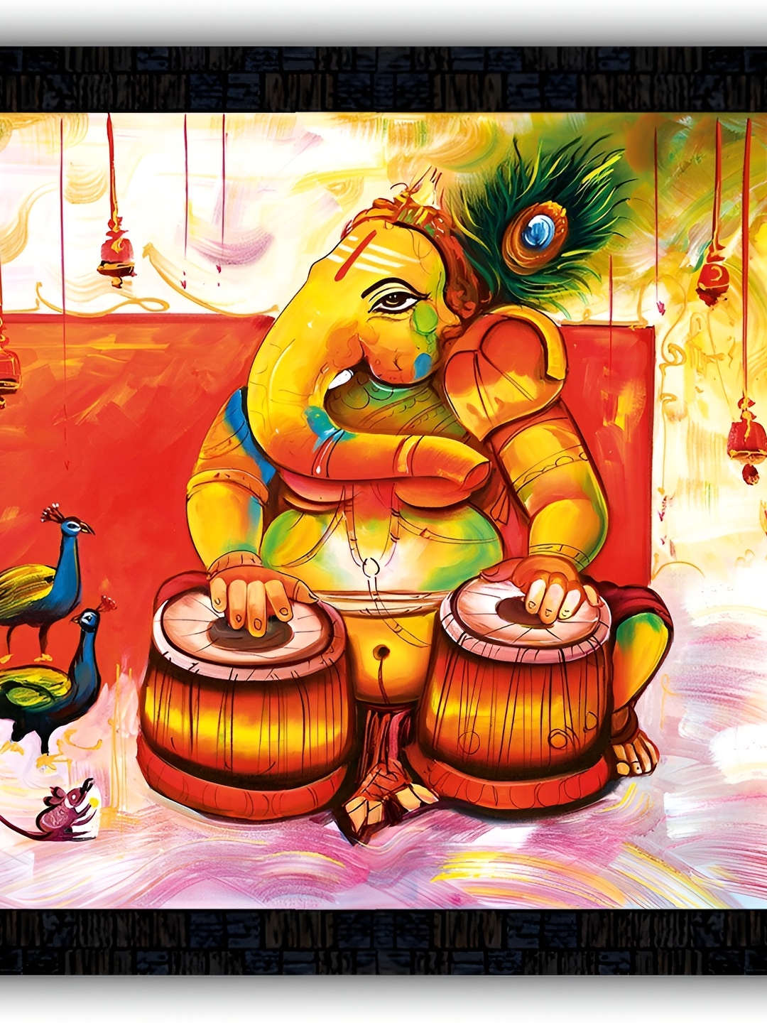 

PnF Yellow & Red Religious Wall Art