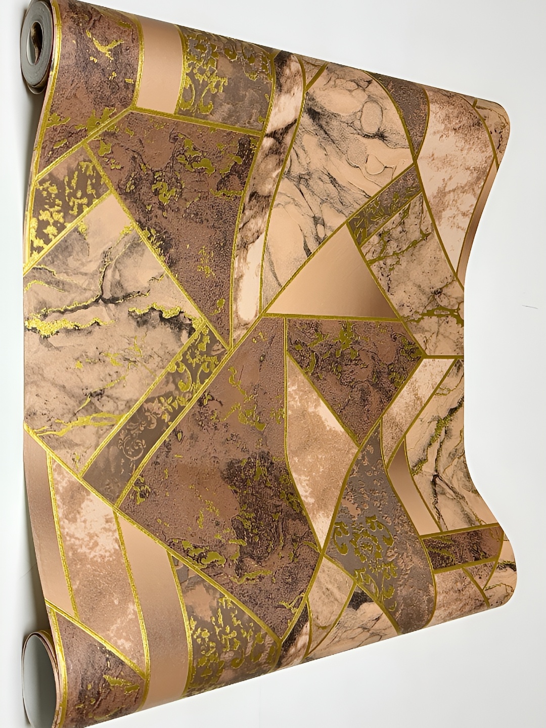 

Rosecraft Brown Abstract Printed Wall Sticker
