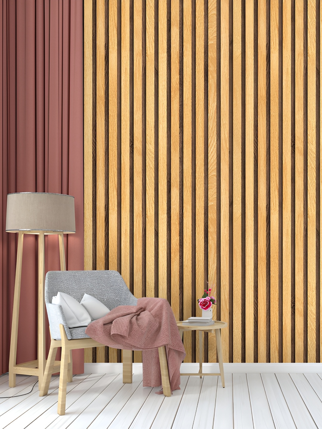 

Rosecraft Beige Abstract Printed Wall Sticker