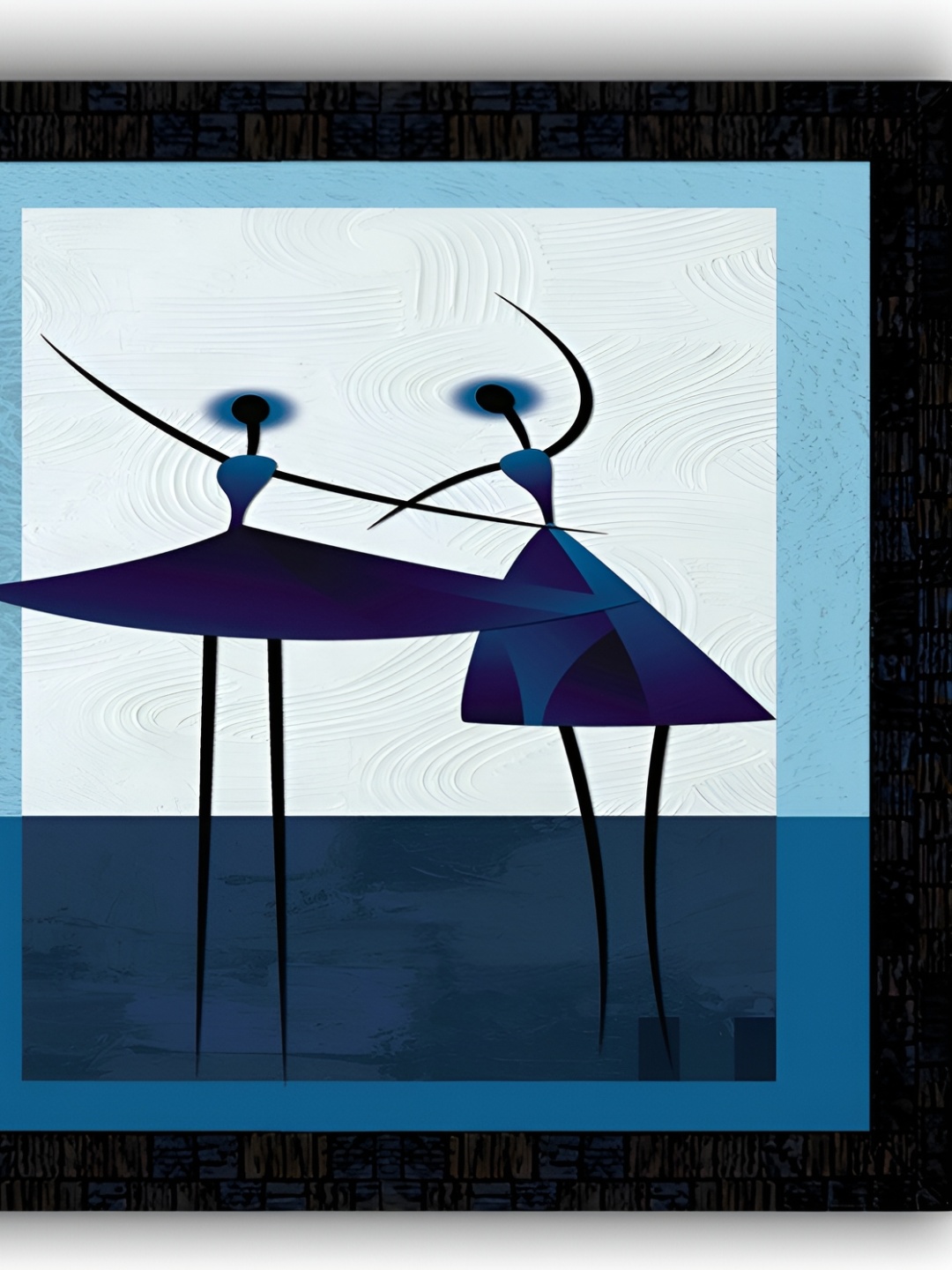 

PnF Black & Blue Printed Wall Art