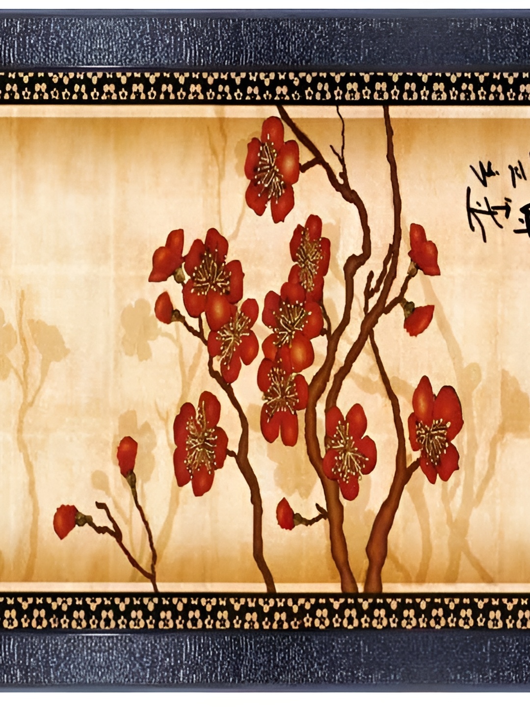 

PnF Brown & Red Canvas Floral And Botanical Wall Art