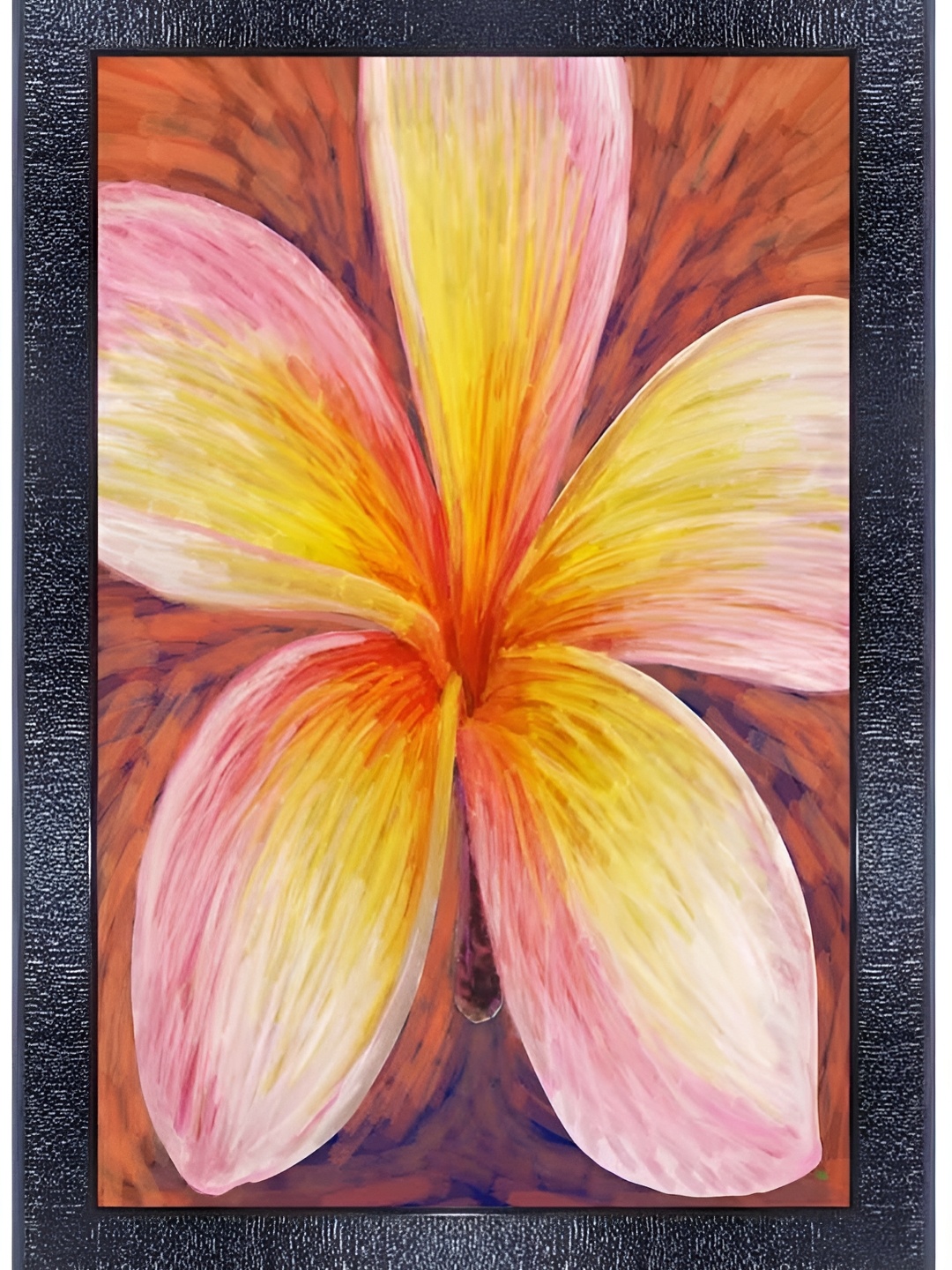 

PnF Black & Orange Wooden Painting Wall Art