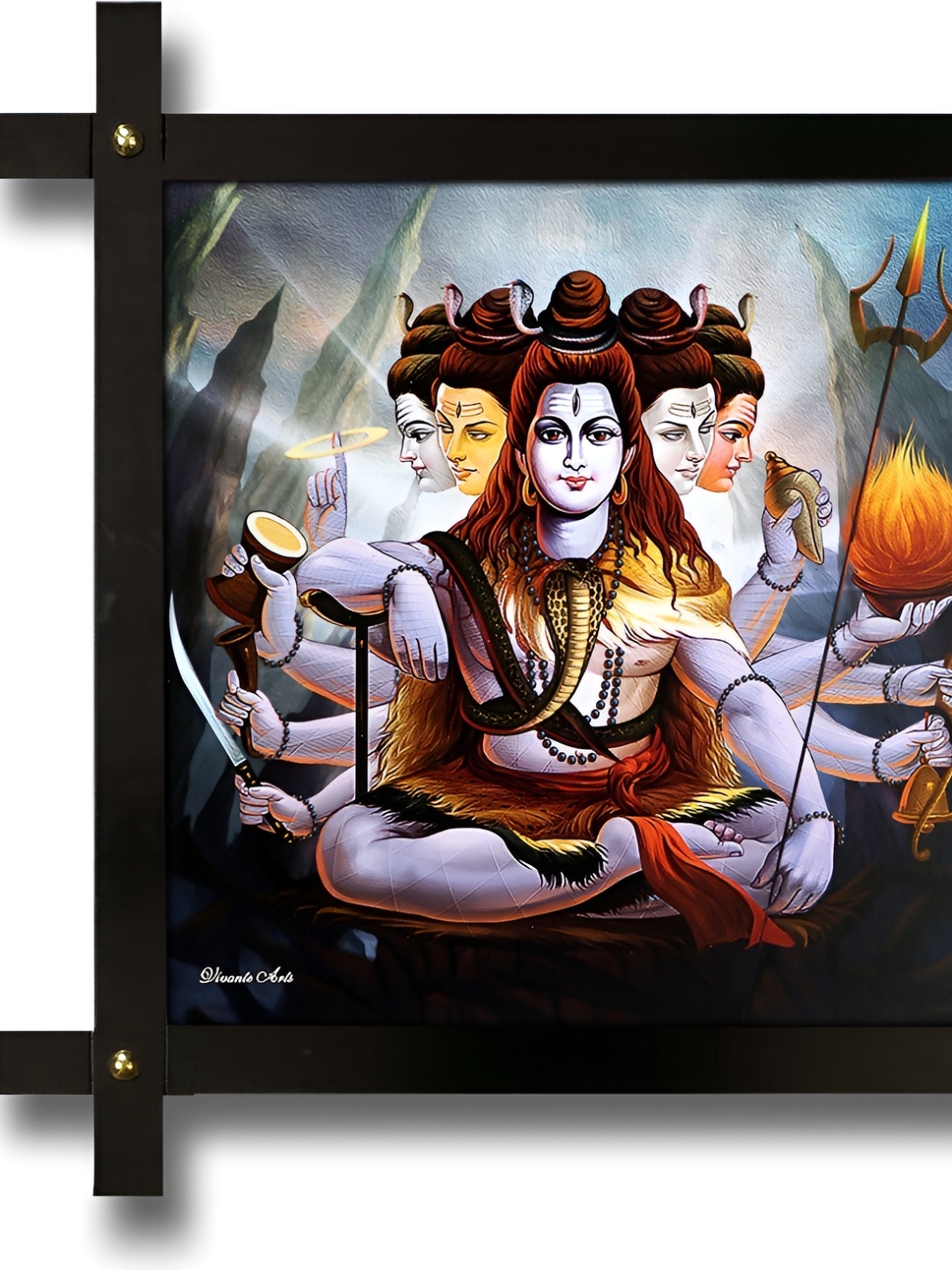 

PnF Blue & Black Wooden Religious Paintings Wall Art