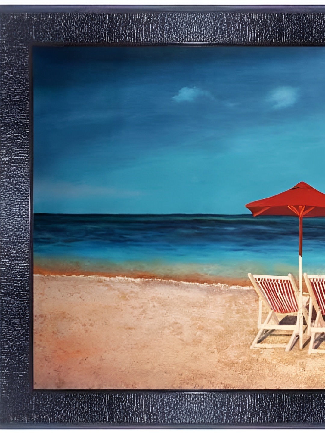 

PnF Black & Blue Wooden Painting Wall Art