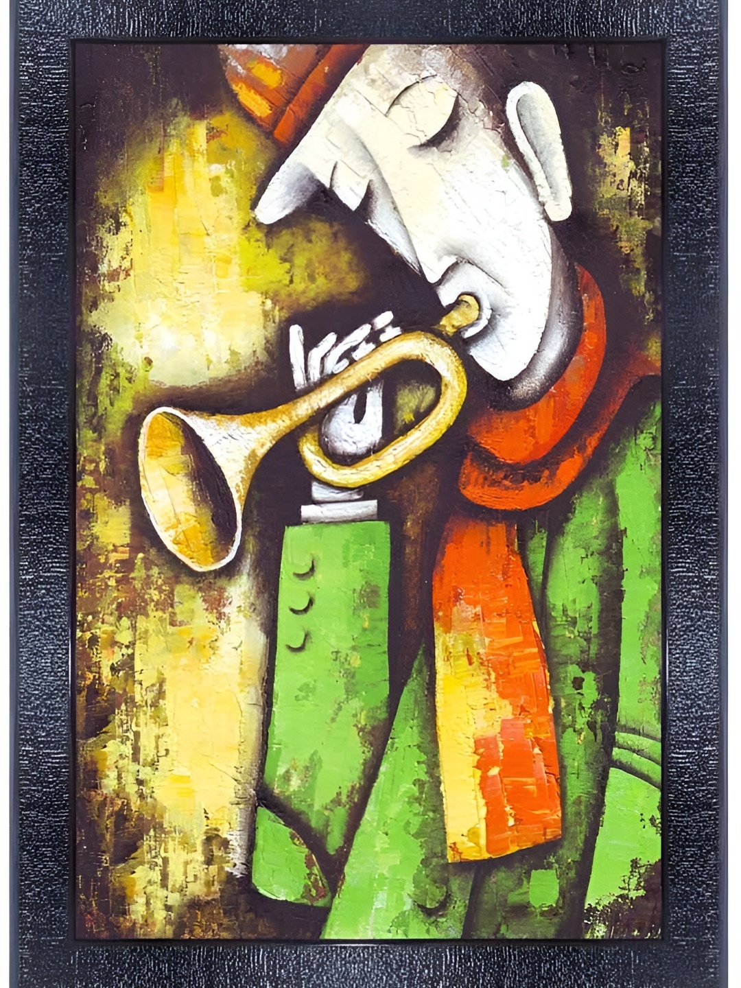 

PnF Black & Green Painting Wall Art