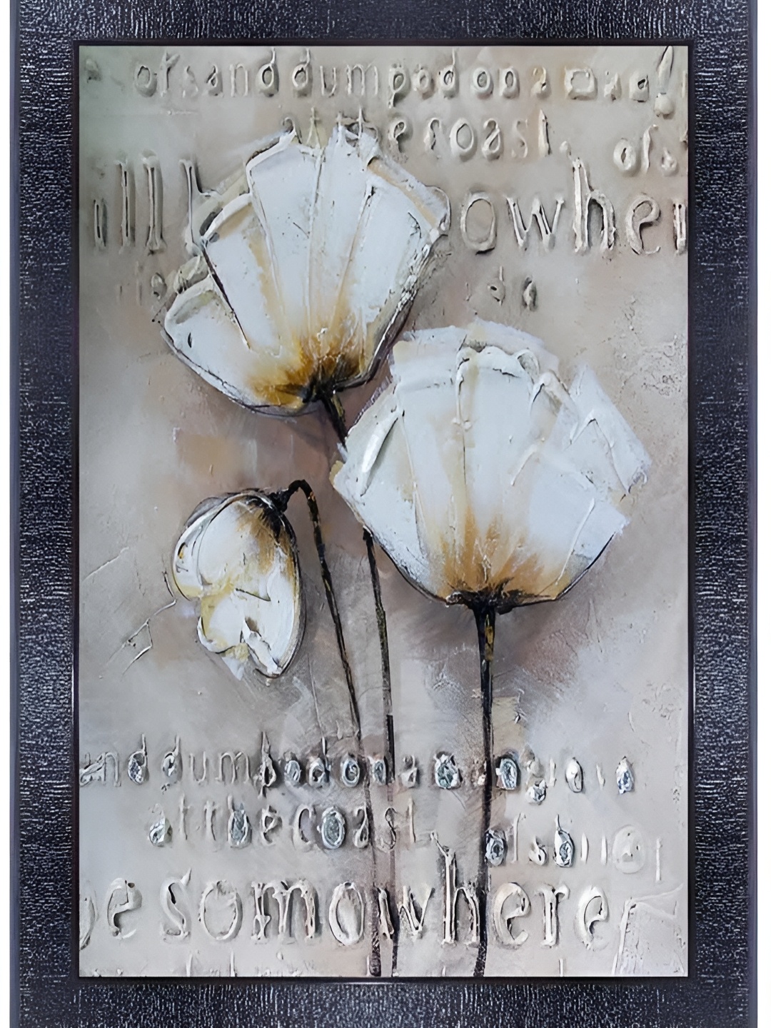 

PnF Black & White Wooden Painting Wall Art