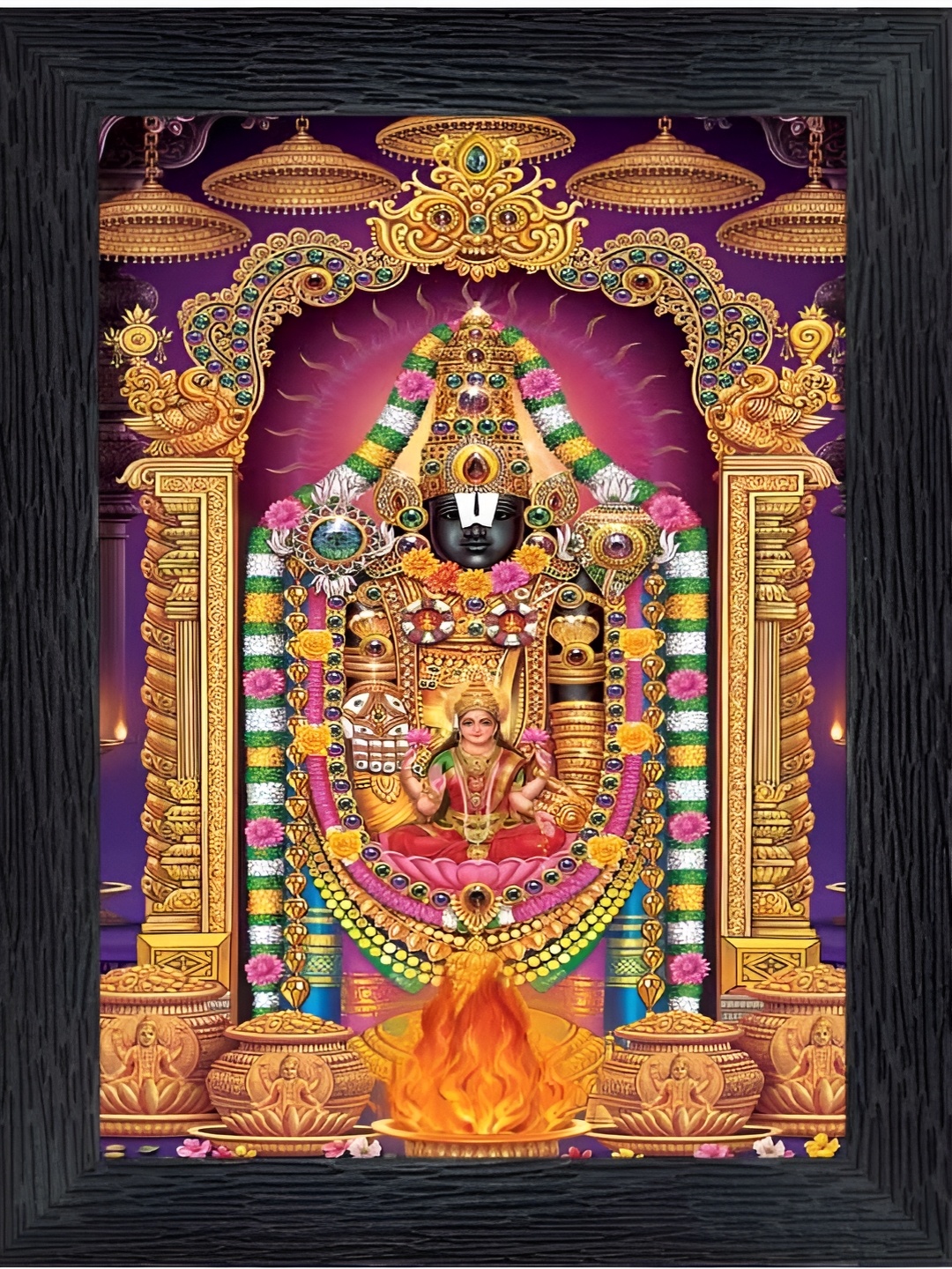 

PnF Yellow & Purple Wooden Religious Wall Art