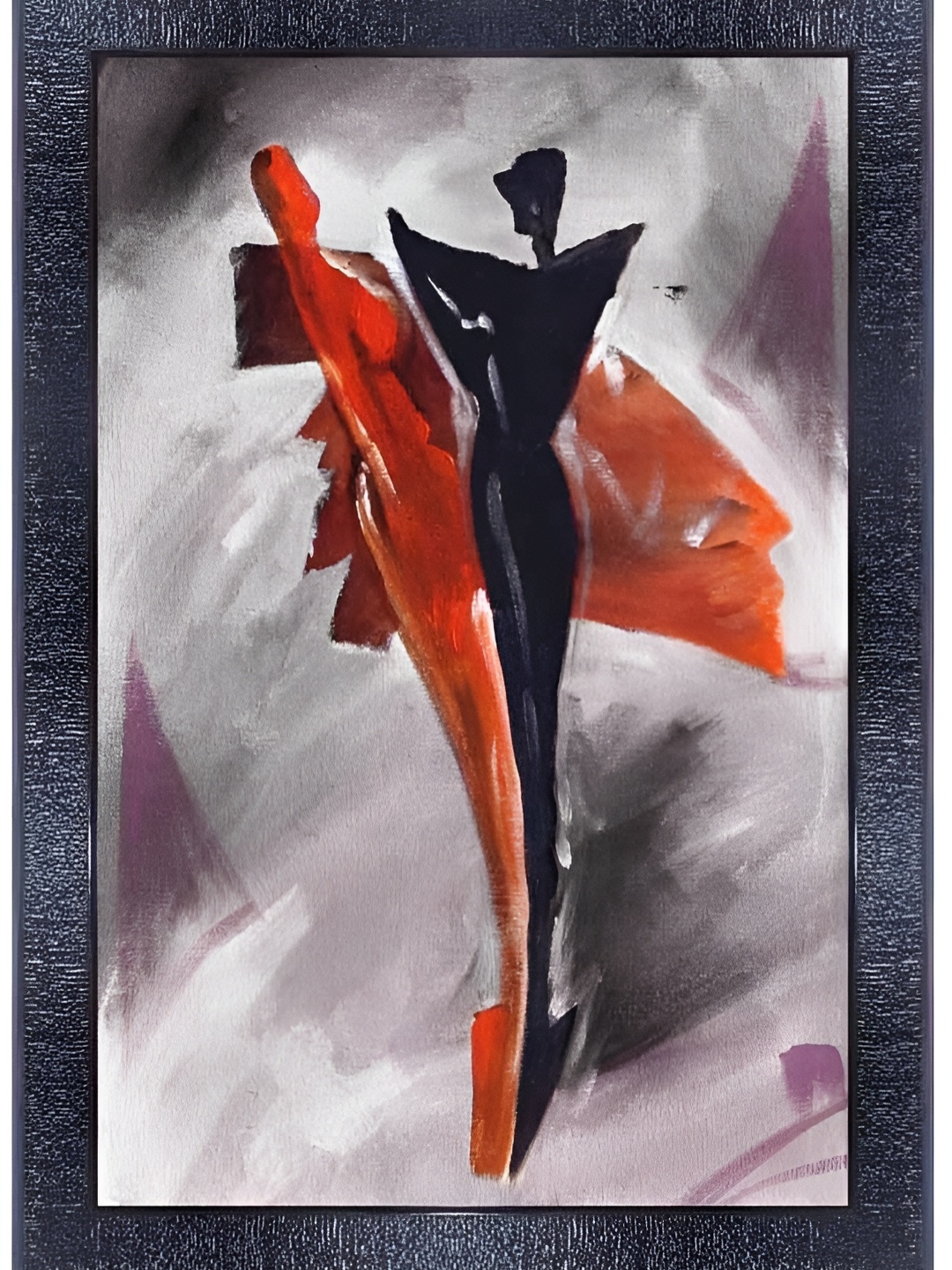 

PnF Black & Red Wooden Painting Wall Art